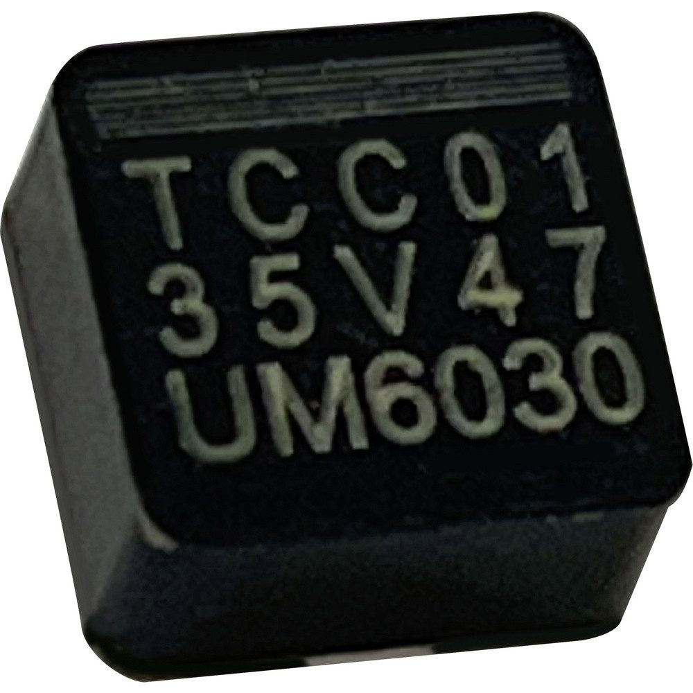 TRU COMPONENTS Kondensatsperre TRU COMPONENTS Elektrolyt-Kondensator SMD 0603 47 µF 35 V 20 % (L x