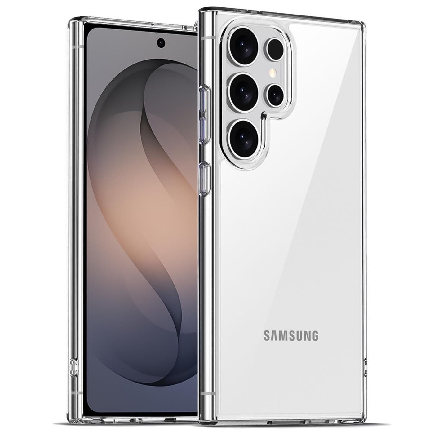 CoolGadget Handyhülle Silikon Handy Hülle Slim für Samsung Galaxy S26 Ultra, dünne TPU Schutzhülle Case in transparent / durchsichtig