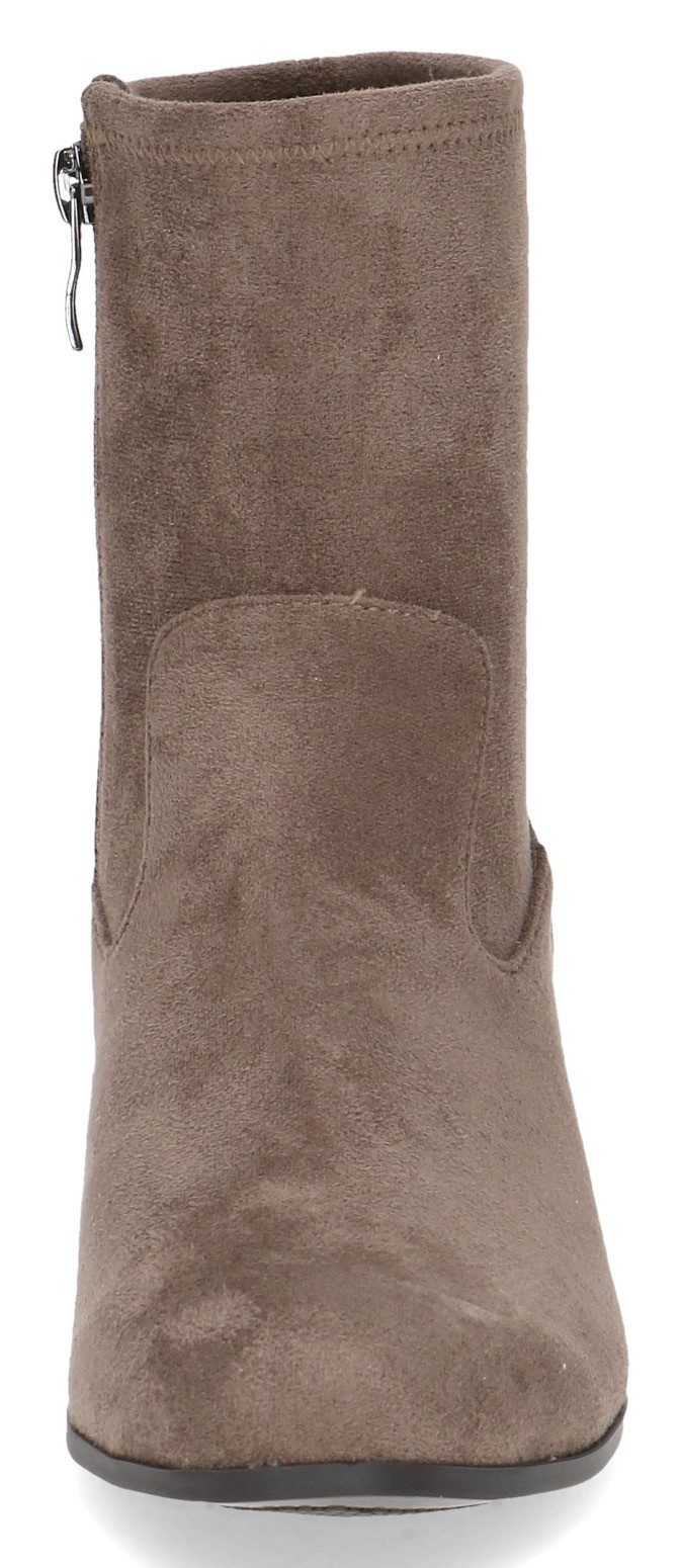 Caprice Stiefelette, Blockabsatz, Businessschuh mit praktischem Innenreißverschluss
