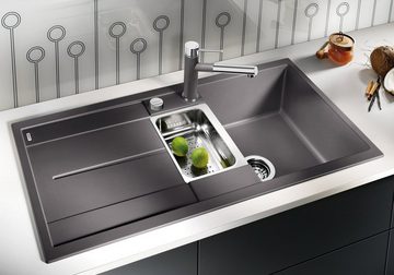 Blanco Granitspüle METRA 6 S, rechteckig, aus SILGRANIT®, inkl. Edelstahl Multifunktionsschale