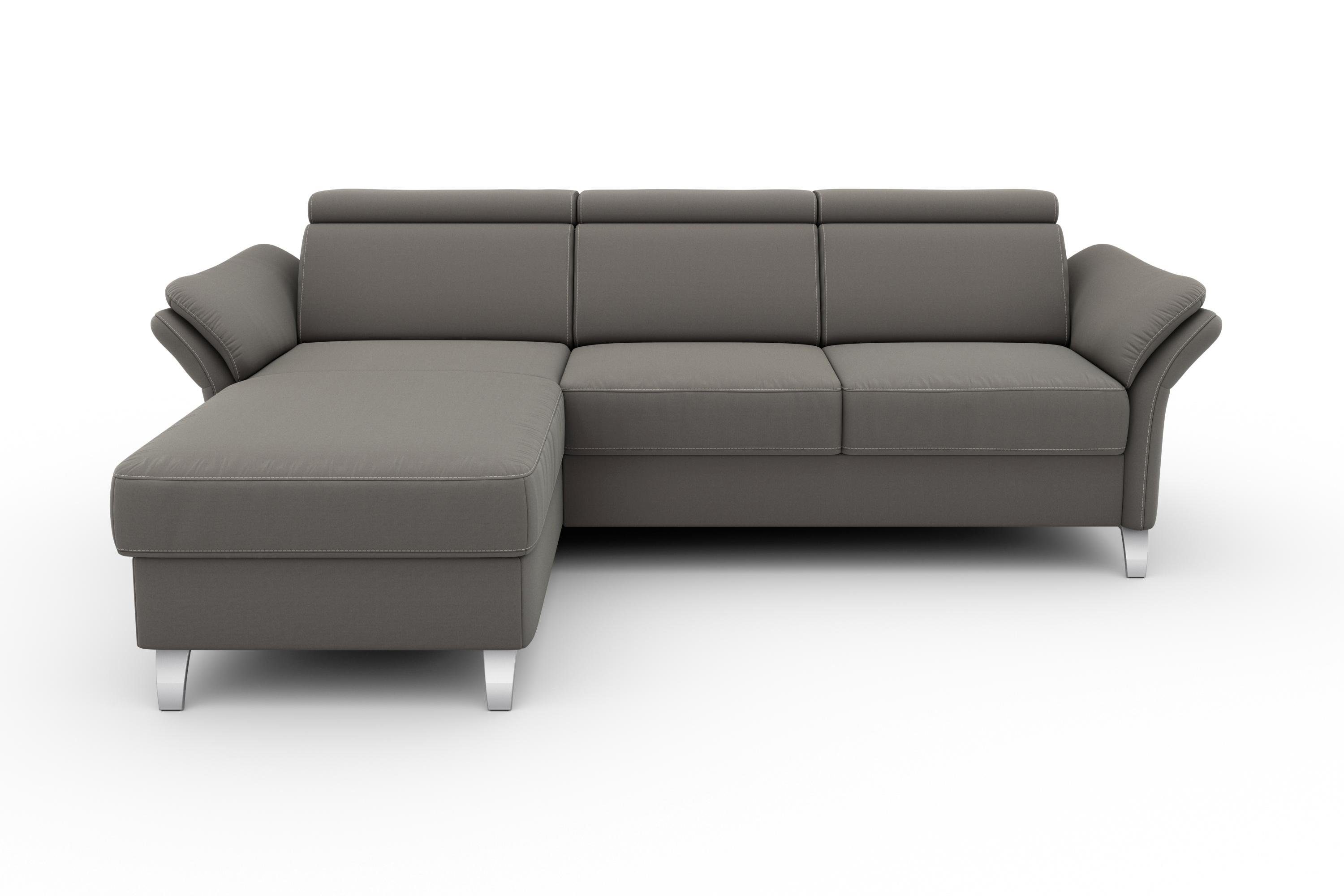 sit&more Ecksofa Vincenzo L-Form, inklusive Kopfteilverstellung, günstig online kaufen