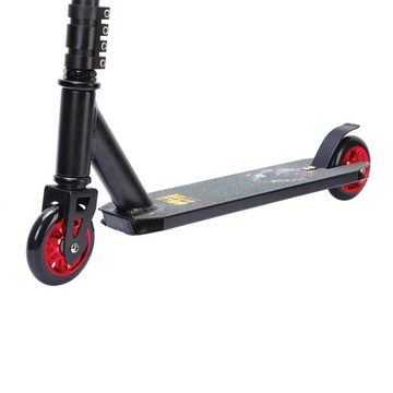 BOLDCUBE Scooter Deluxe Stunt Black 2-Rad Scooter