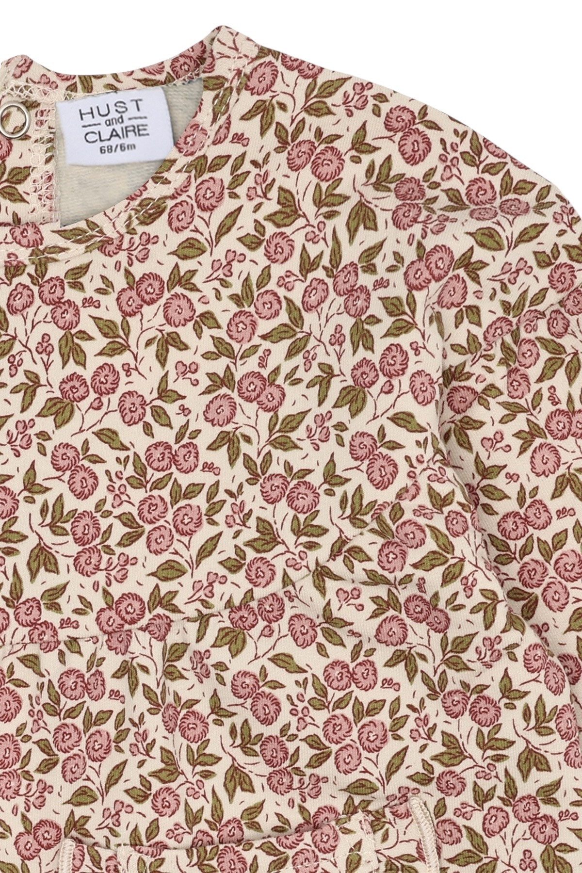 Hust & Claire Langarmbluse HCSara Flora (1-tlg) Hust & Claire Baby Mädchen Bluse Sara Flora mit Blumenmuster