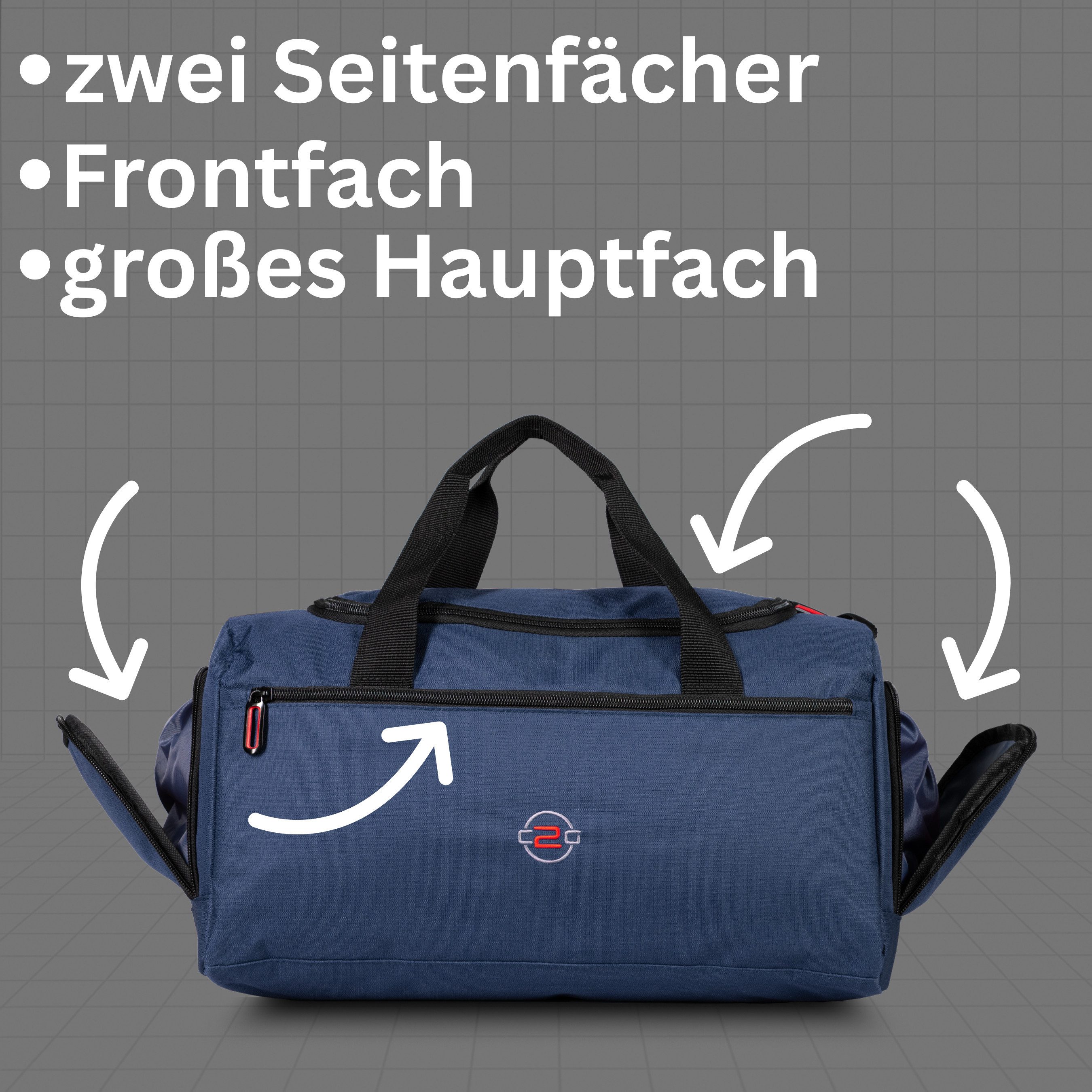 cocoono Sporttasche Sporttasche klein 18L – kompakte Gym Bag für Damen & Herren
