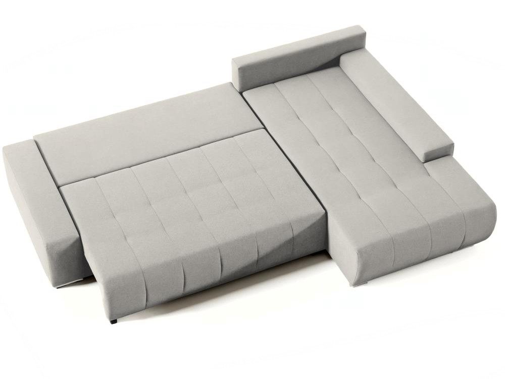 Beautysofa Ecksofa Draco L mit Schlaffunktion, in pflegeleichten Stoffen, Bettkasten