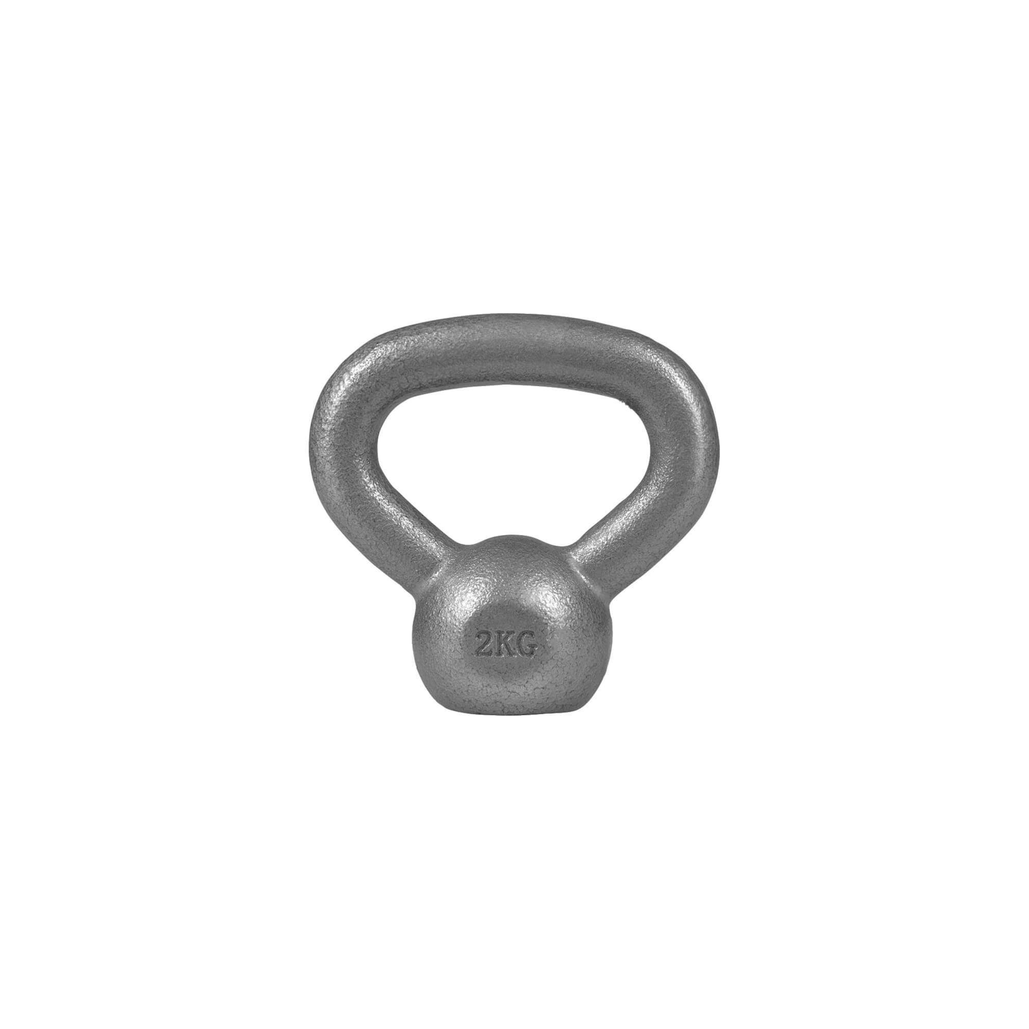 Kettlebell 2 bis 32 kg Gewichte, Einzeln/Set, Gusseisen, Bodenschonend