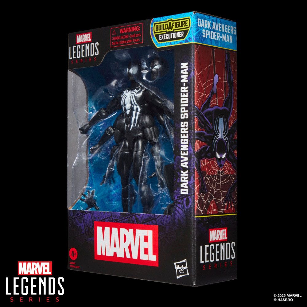 Hasbro Actionfigur Marvel Legends Actionfigur Dark Avengers Spider-Man (BAF: Executioner)