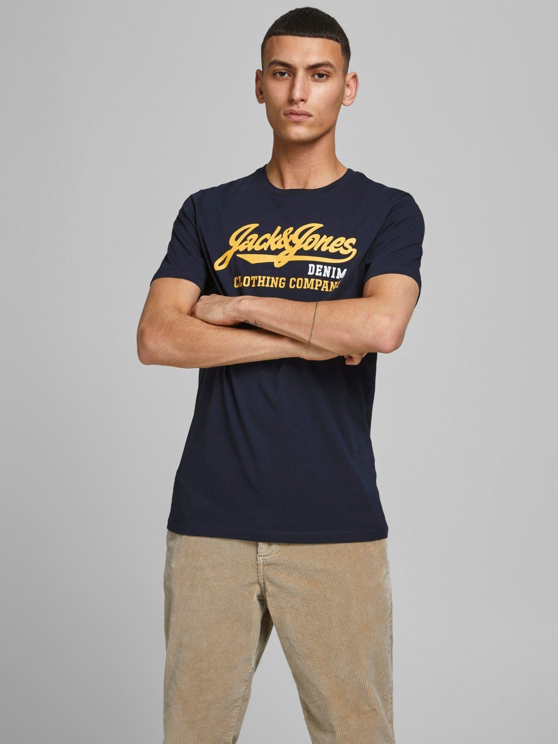 Jack & Jones T-Shirt »LOGO TEE 2 COL« (1-tlg) | OTTO