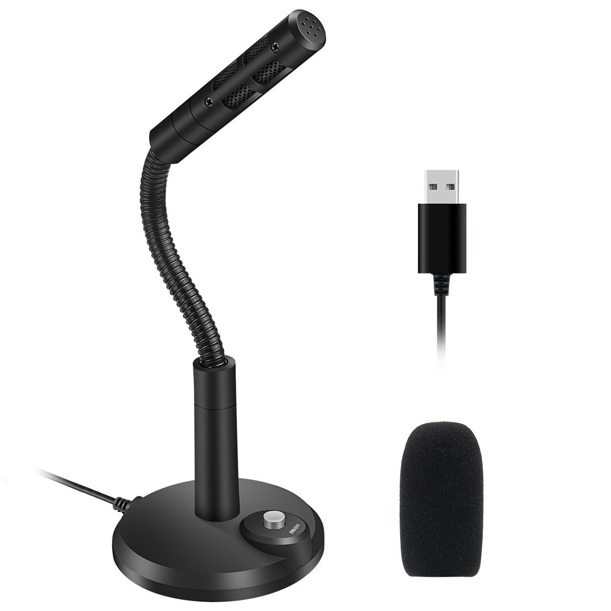 ELEGIANT Mikrofon (1-tlg), USB-Plug & Play-Mikrofon mit Mute Knopf Laptop-PC  für Konferenz Zoom Skype Youtube Podcast, kompatibel mit Mac OS Windows  online kaufen | OTTO