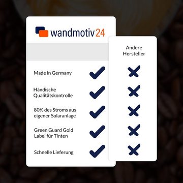 wandmotiv24 Türtapete Kaffeebohnen und Kaffeeherzen, glatt, Fototapete, Wandtapete, Motivtapete, matt, selbstklebende Dekorfolie