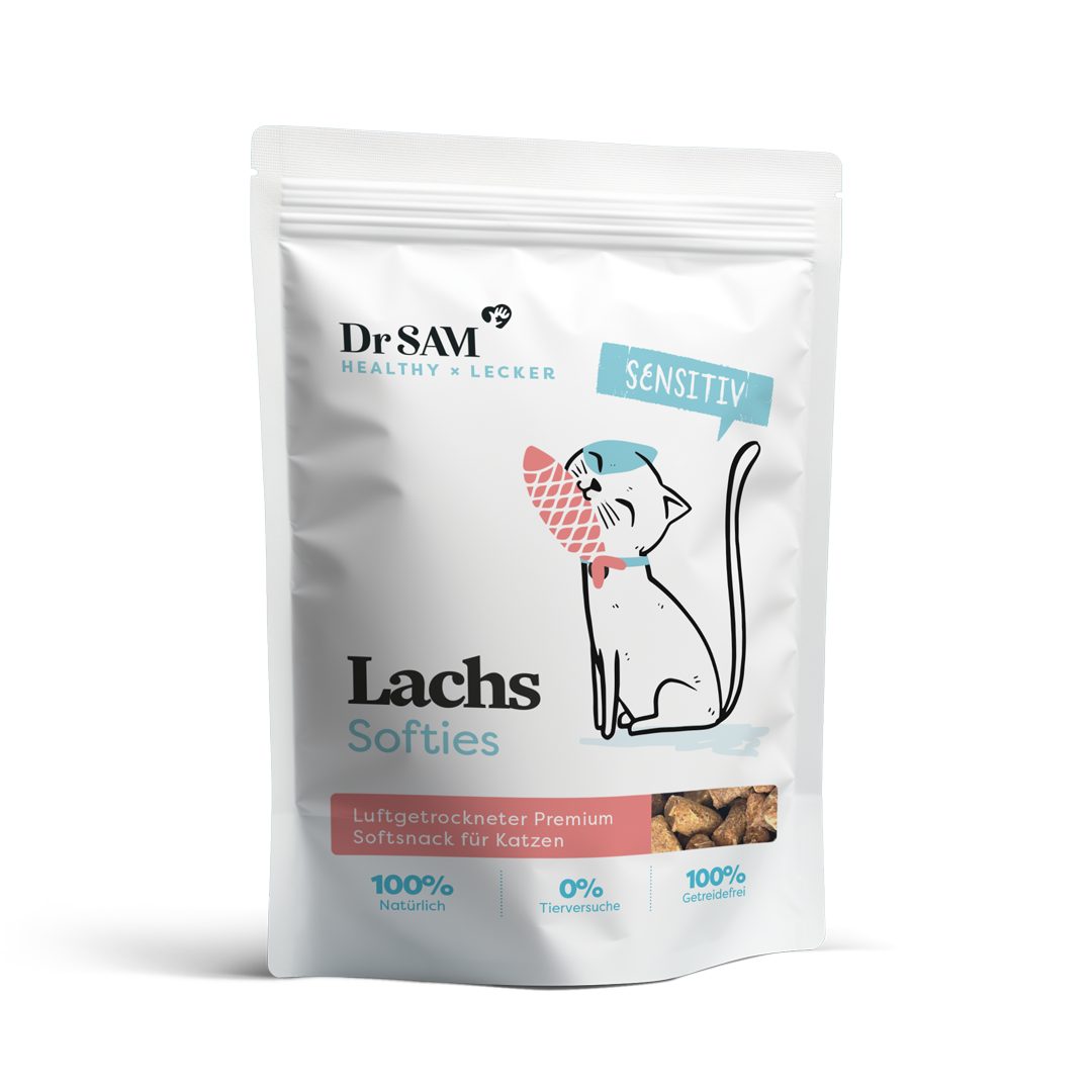 Dr. SAM Dr. SAM Lachs Softies - Leckerlis für deine Katze, für: Katze