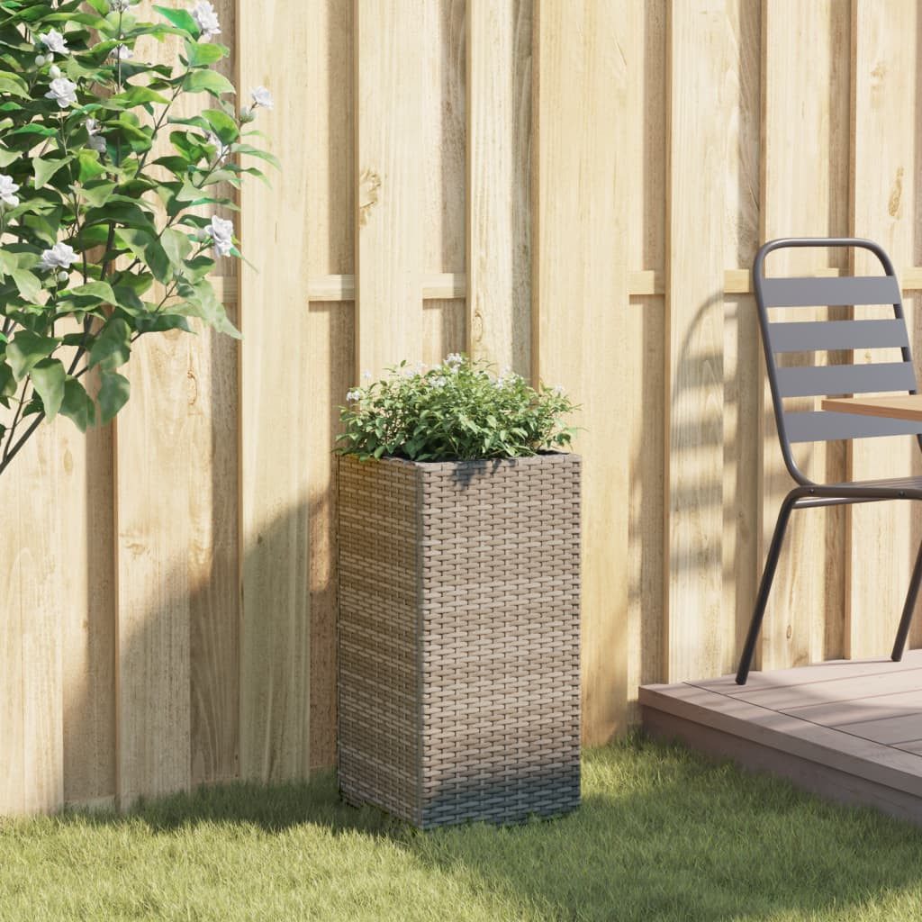 vidaXL Blumentopf Pflanzkübel Grau 30x30x60 cm günstig online kaufen