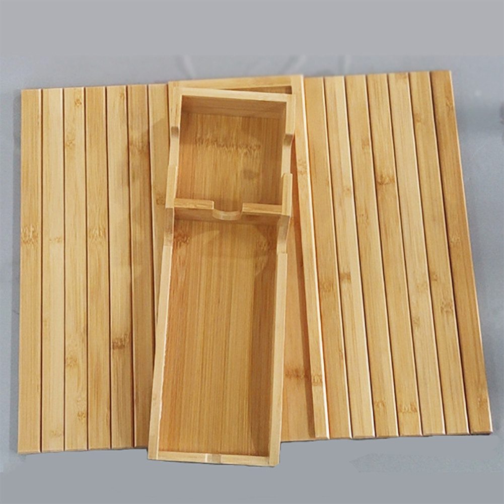 GarveeMore Küchenorganizer-Set Sofa Arm Tablett, Holz Sofa Armlehne Tablett günstig online kaufen