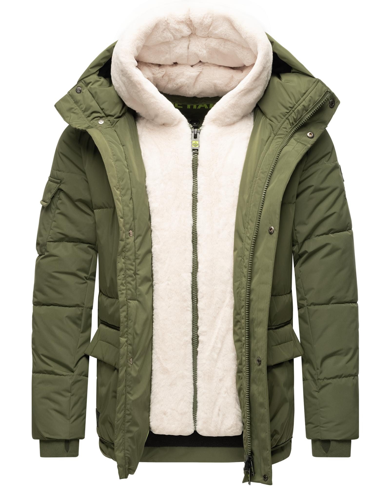 Stone Harbour Winterjacke Lauroo XX urbane Herren Steppjacke mit kuscheligem Teddyfleece – Bild 5 von 5
