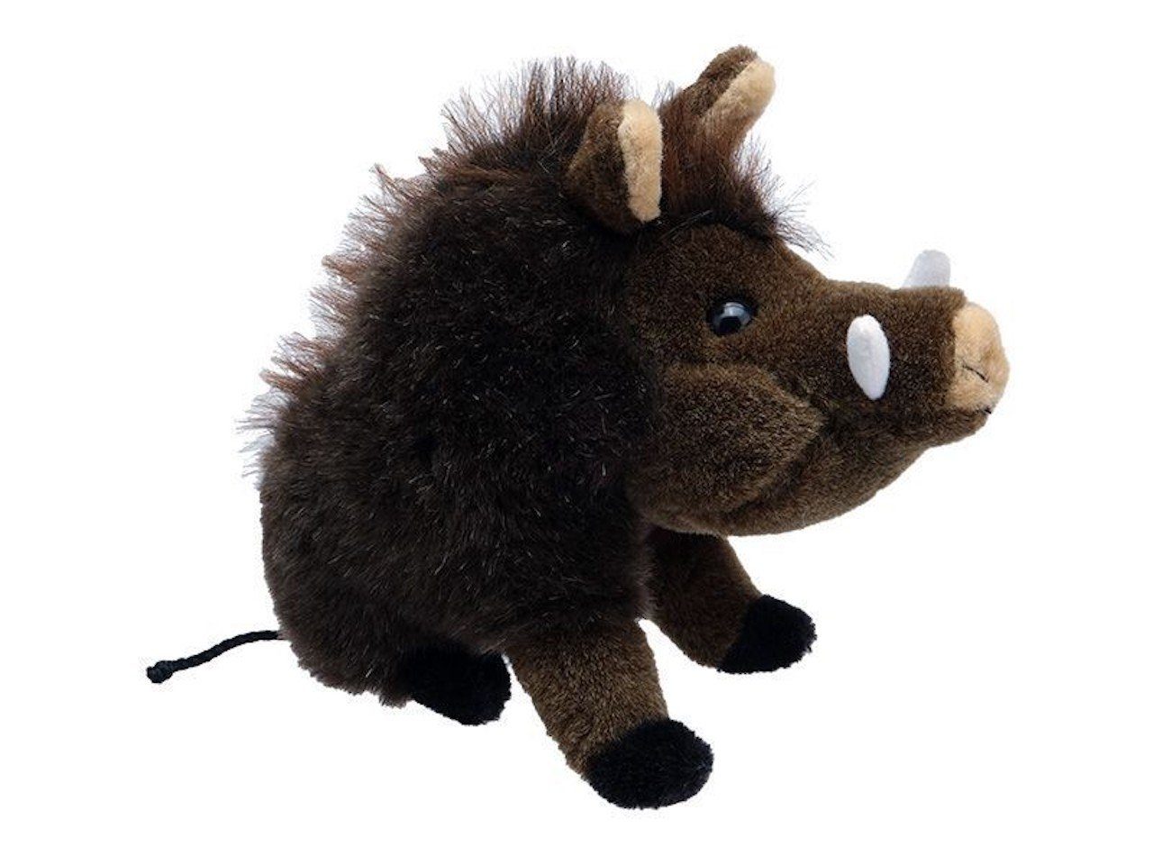 Euro Souvenirs Kuscheltier Wildschwein Plüsch sitzend ca. 25x12x19cm, Plüschtier