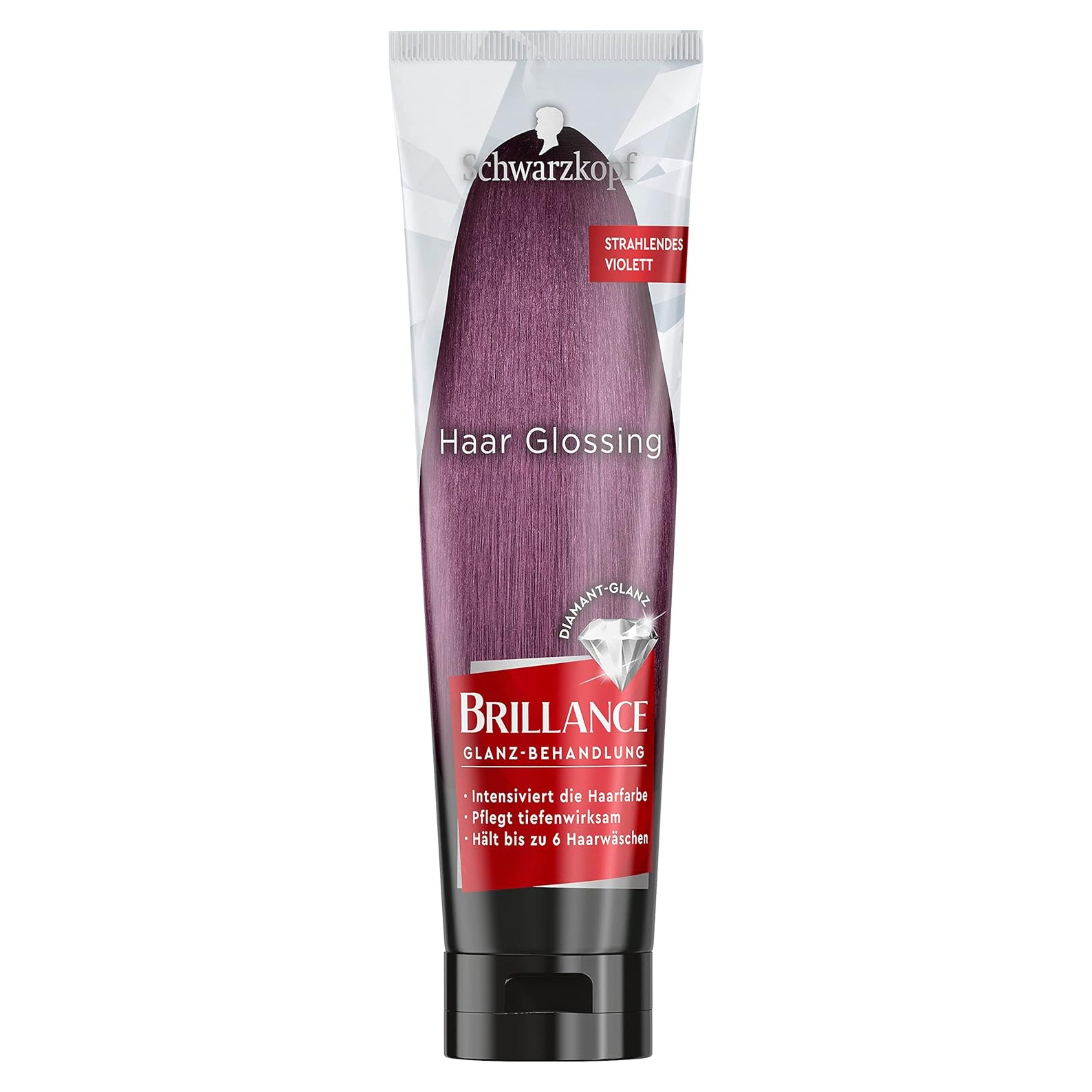 Schwarzkopf Coloration Brillance Glanz-Behandlung, Haar Glossing Strahlendes Violett