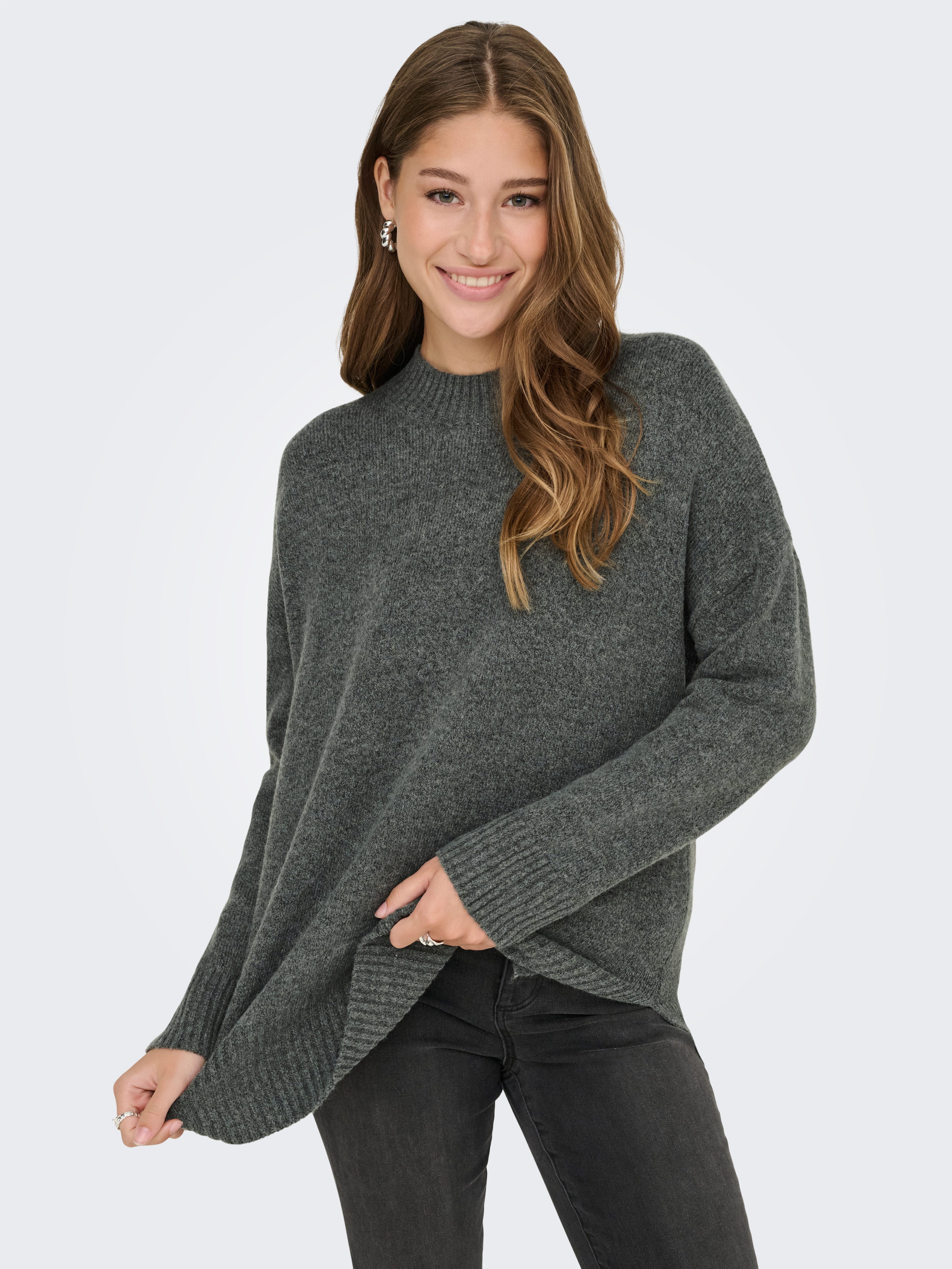ONLY Strickpullover ONLHAZEL LS HIGHNECK OVERS günstig online kaufen