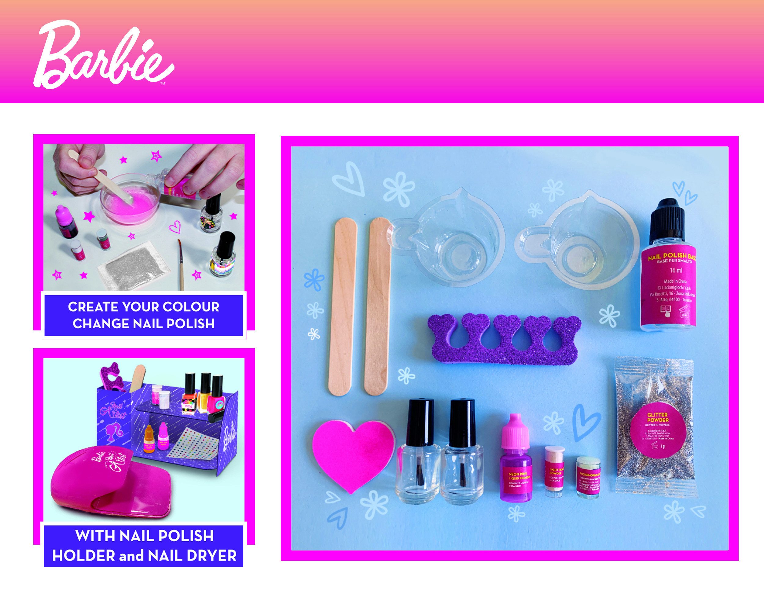 Lisciani Kreativset Trendy Nail Art Nagellack