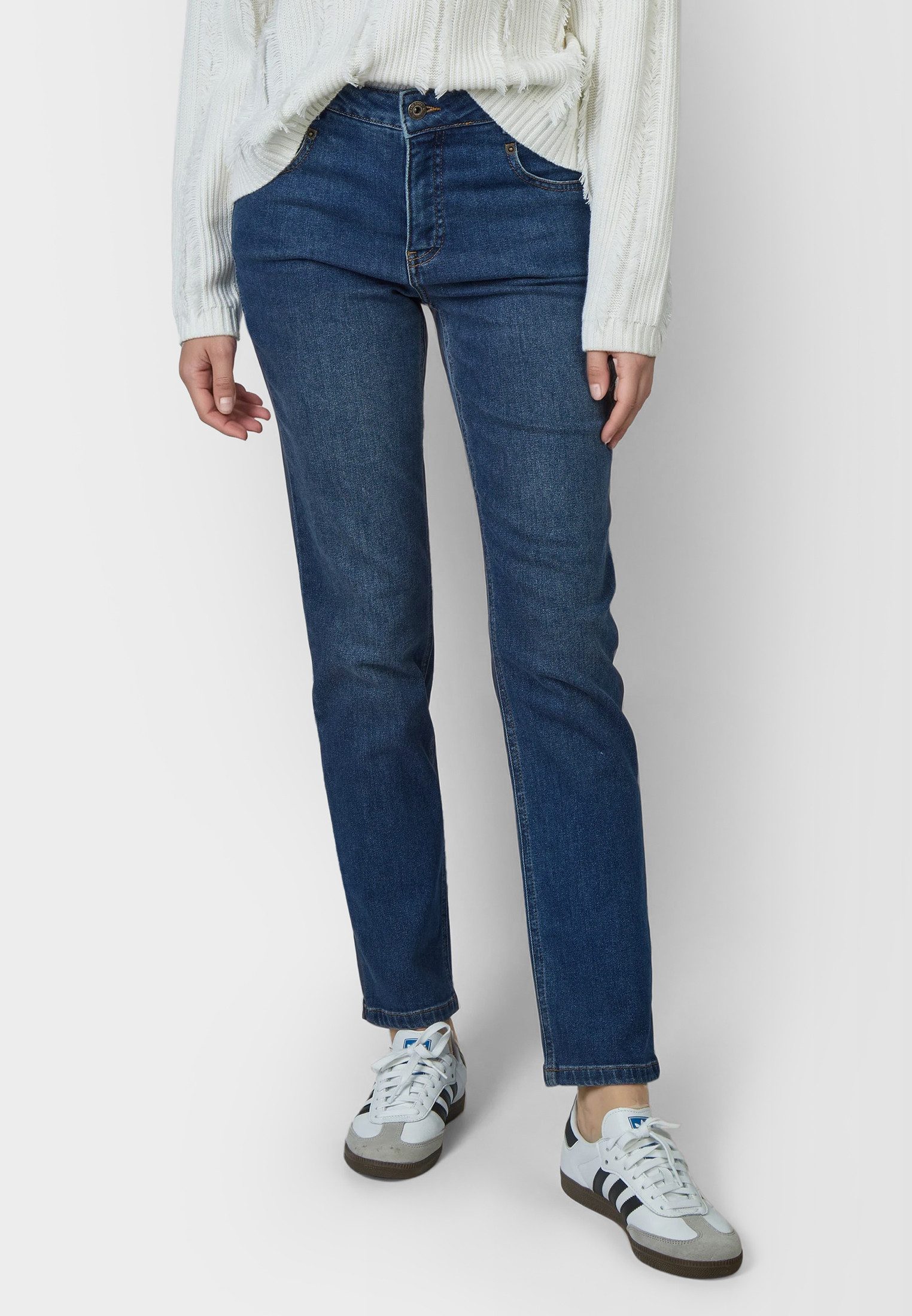MARC AUREL Skinny-fit-Jeans mit Comfortstretch und Schmucklogo