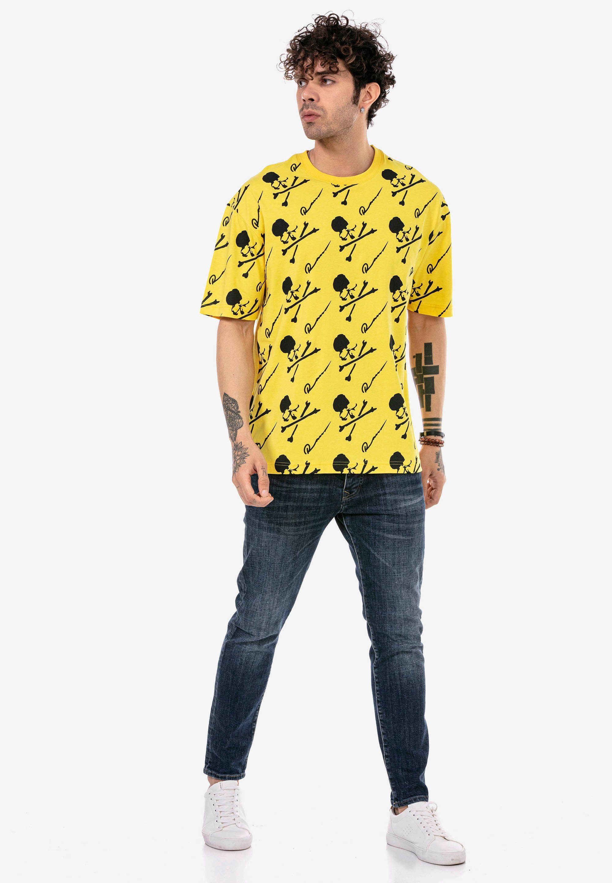 RedBridge T-Shirt Warrington Mit Allover-Druck