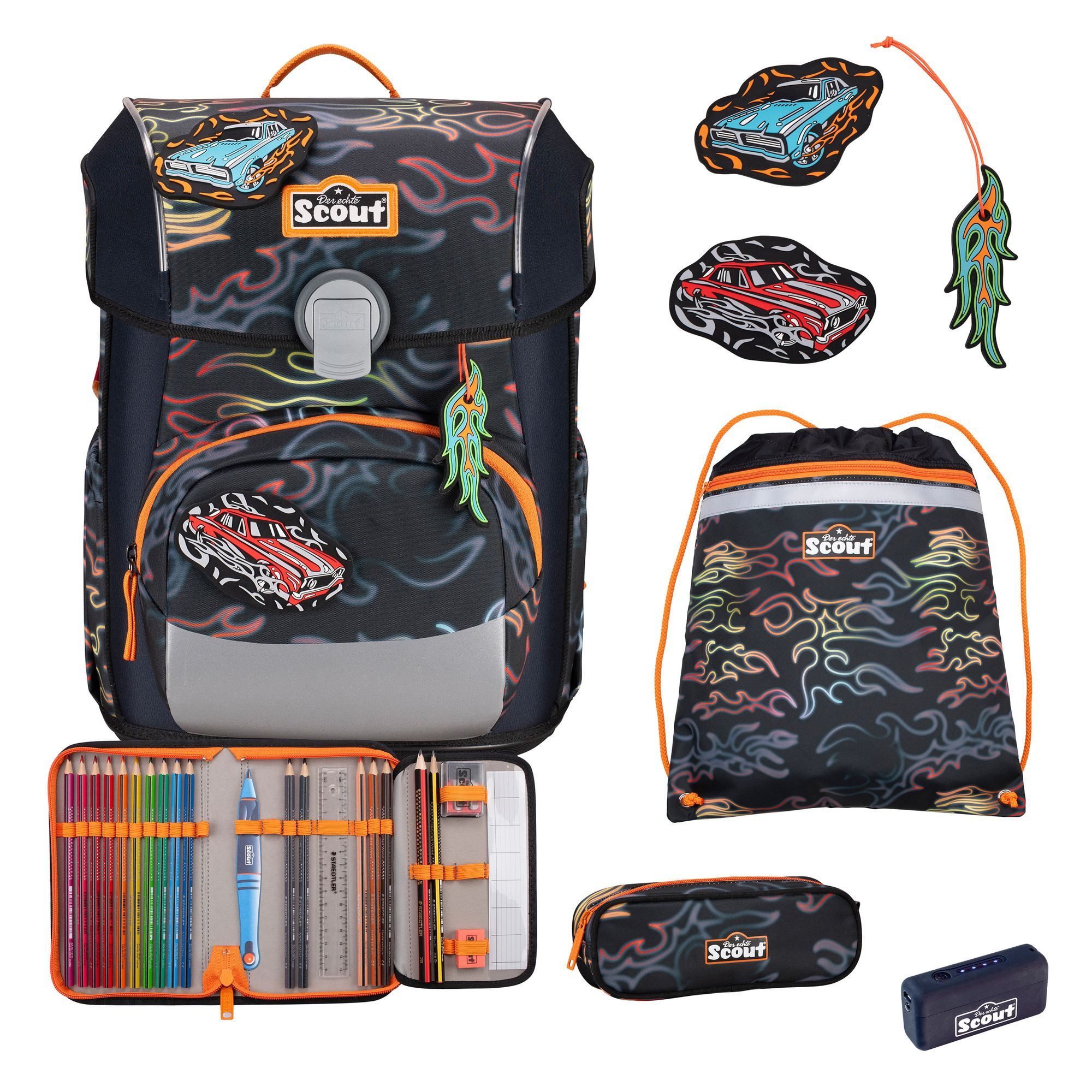 Scout Ранцы Neo Exklusiv (8-tlg), Polyester