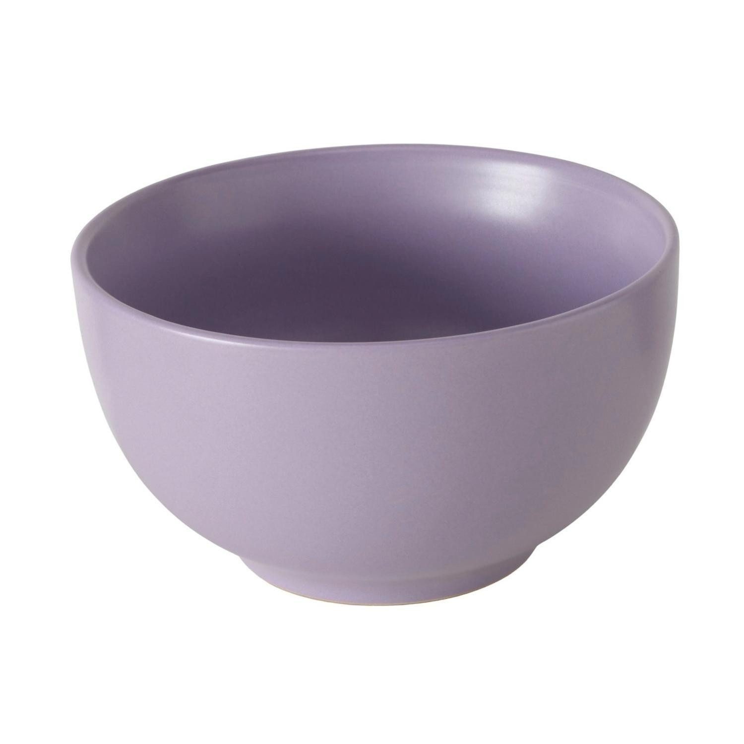 BOLTZE GRUPPE GmbH Müslischale PASTELL, Ø 14 cm, Fliederfarben, 560 ml, Steinzeug, (1-tlg), spülmaschinen- und mikrowellengeeignet