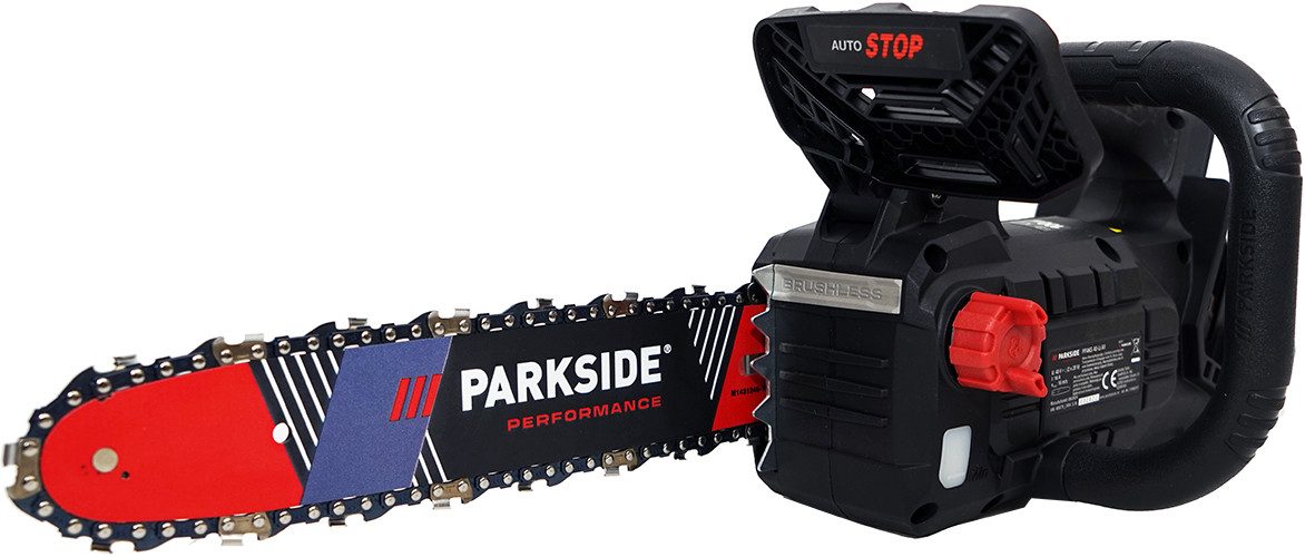 PARKSIDE PERFORMANCE® Akku-Kettensäge 40V Akku Kettensäge PPAKS 40 Baumpflegesäge, 35 cm Schwertlänge