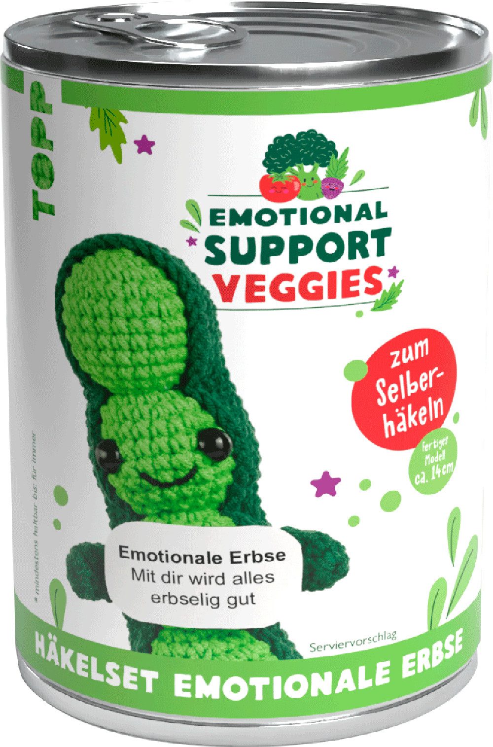TOPP Kreativ Kreativset Emotional Support Veggies, (13-tlg), für 1 Tier