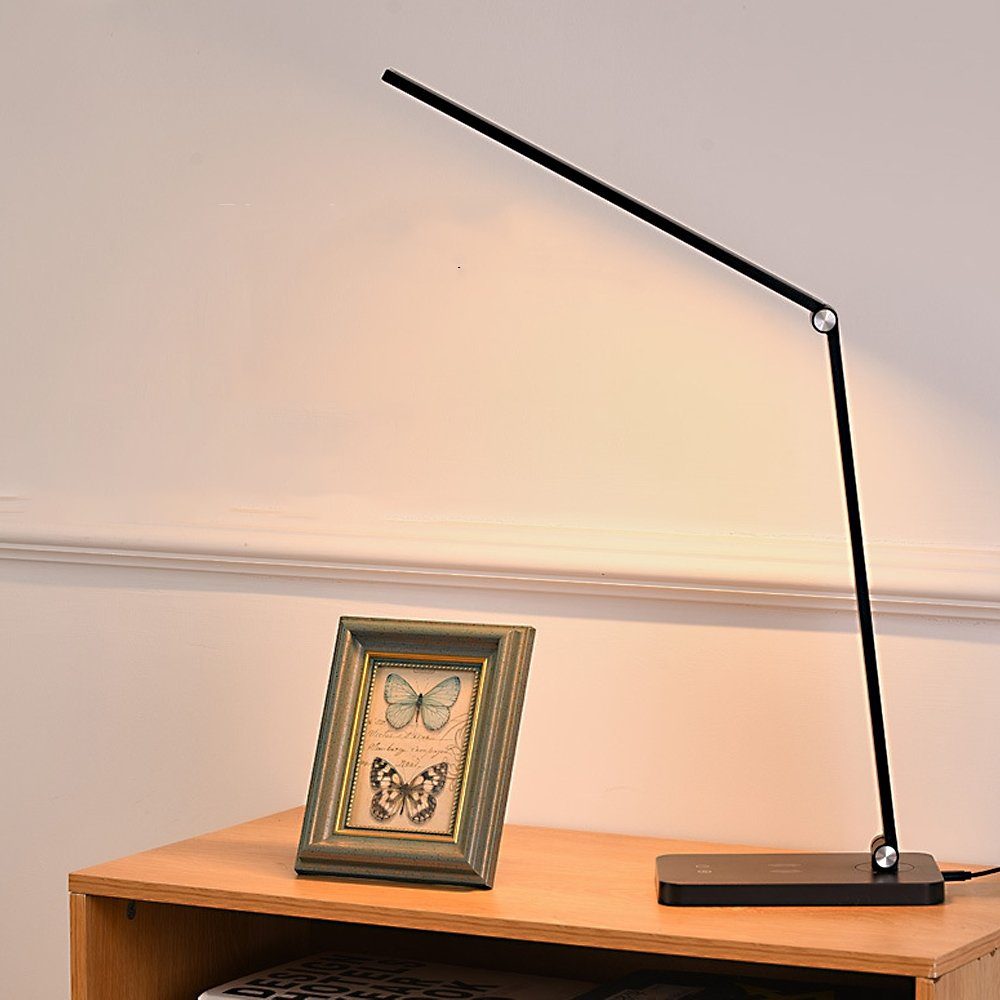 LED für Nachtschrank Schreibtischlampe MDHAND tischleuchte Dimmbar, LED Touch Wohnzimmer, Kinder, Kinderzimmer, Büro, Schlafzimmer, Schreibtischlampe