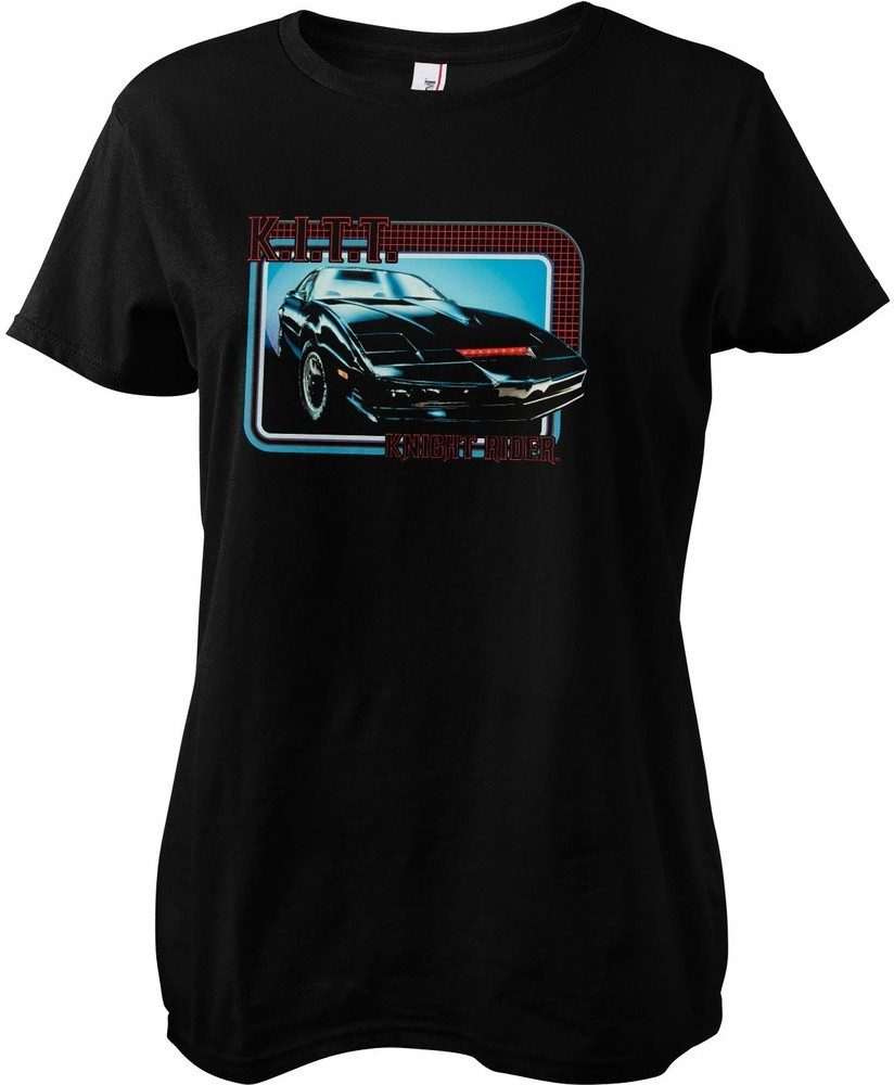 Knight Rider T-Shirt Knight Rider - Pontiac Firebird K.I.T.T. Girly Tee
