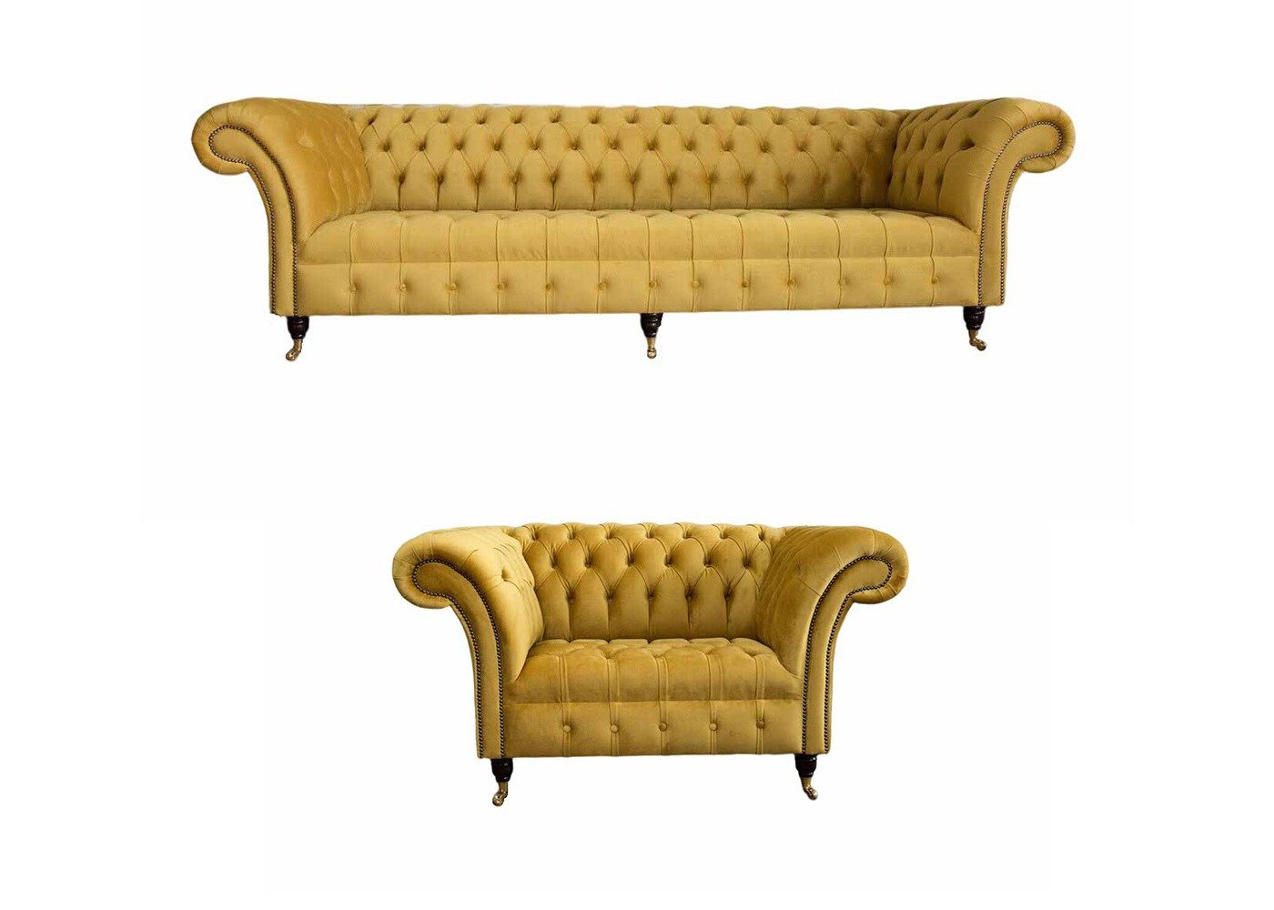 Xlmoebel Polstergarnitur Moderne Sofagarnitur 3+1 Sitzer Set für Ihr Zuhause, (Sofagarnitur, 2-tlg., 3+1 Sitzer), Made in Europa
