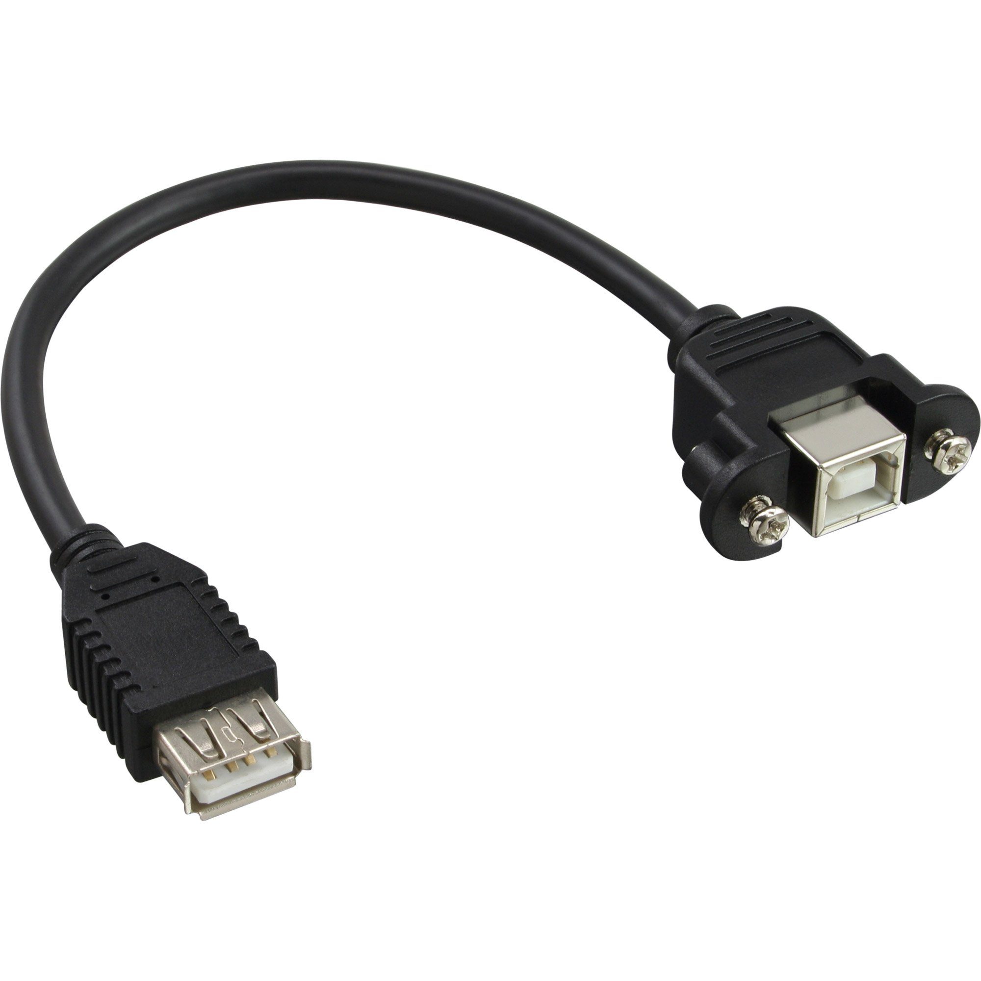 InLine® USB 2.0 Adapterkabel, Buchse A auf Einbaubuchse B, 0,20m USB-Adapter