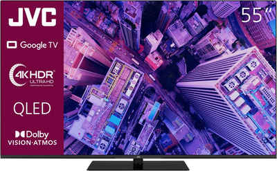 JVC LT-55VGQ8255 QLED-Fernseher (139 cm/55 Zoll, 4K Ultra HD, Google TV, Smart-TV)