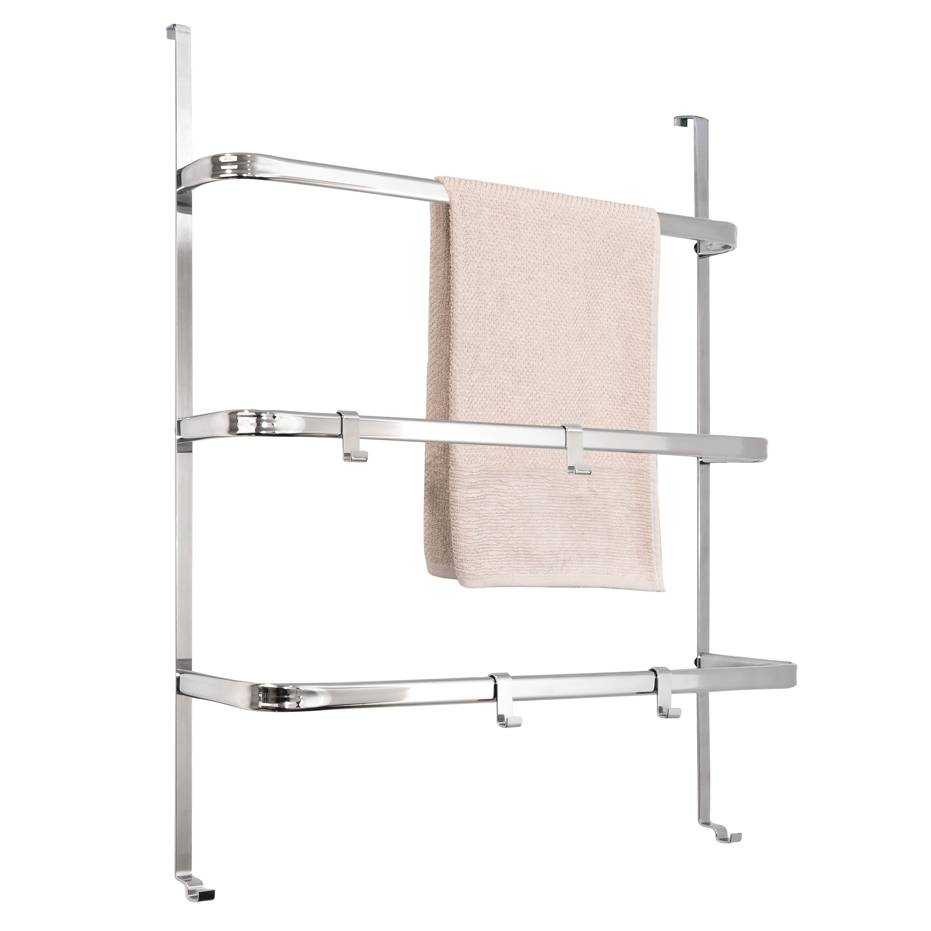 bremermann Handtuchhalter Tür-Hängeregal mit 4 praktischen Haken, verchromt günstig online kaufen