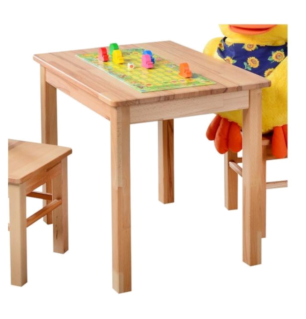 bv-vertrieb Kindertisch Kindertisch Kernbuche Kindergartentisch Kindersitzg günstig online kaufen