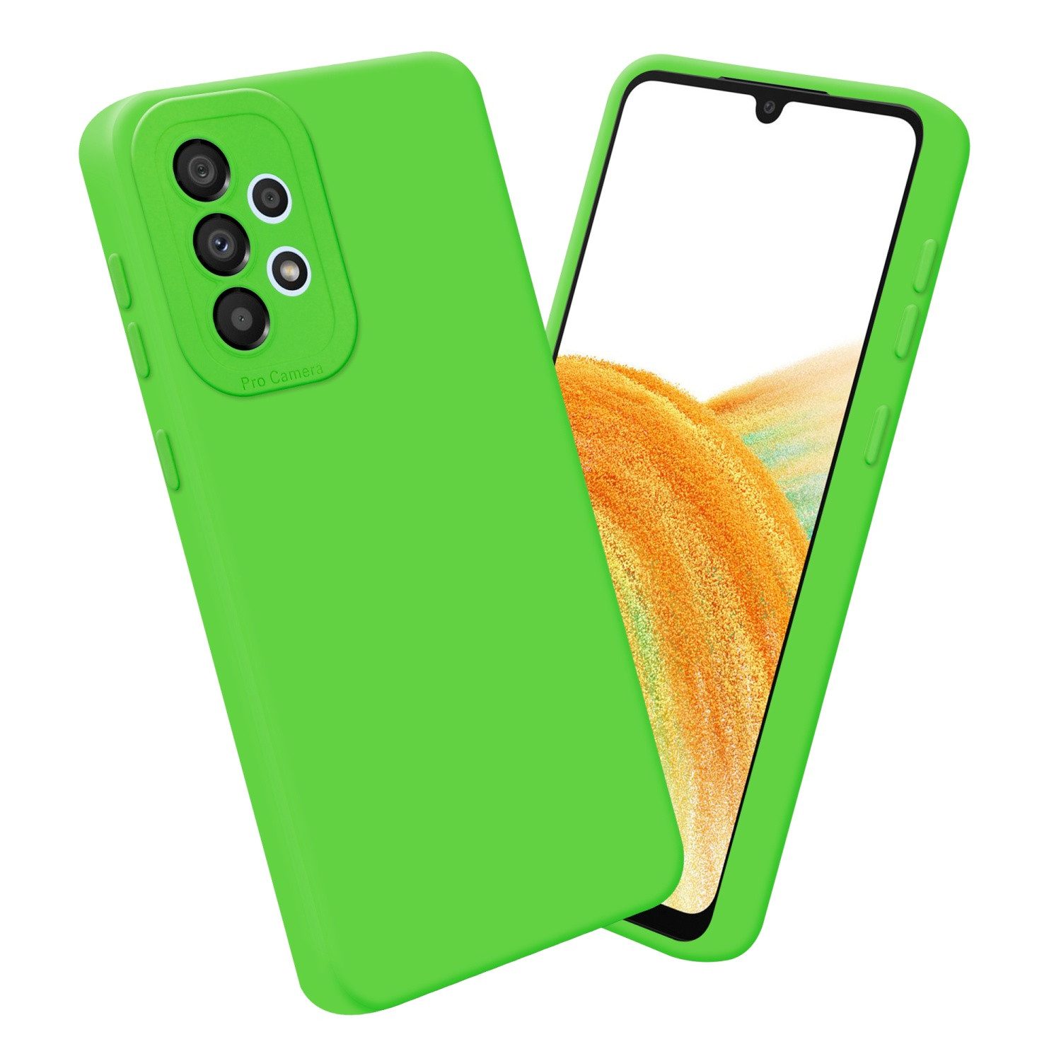 Cadorabo Handyhülle für Samsung Galaxy A52 (4G / 5G) / A52s Hülle Samsung Galaxy A52 (4G / 5G) / A52s, Hülle Schutzhülle TPU Silikon Case Cover