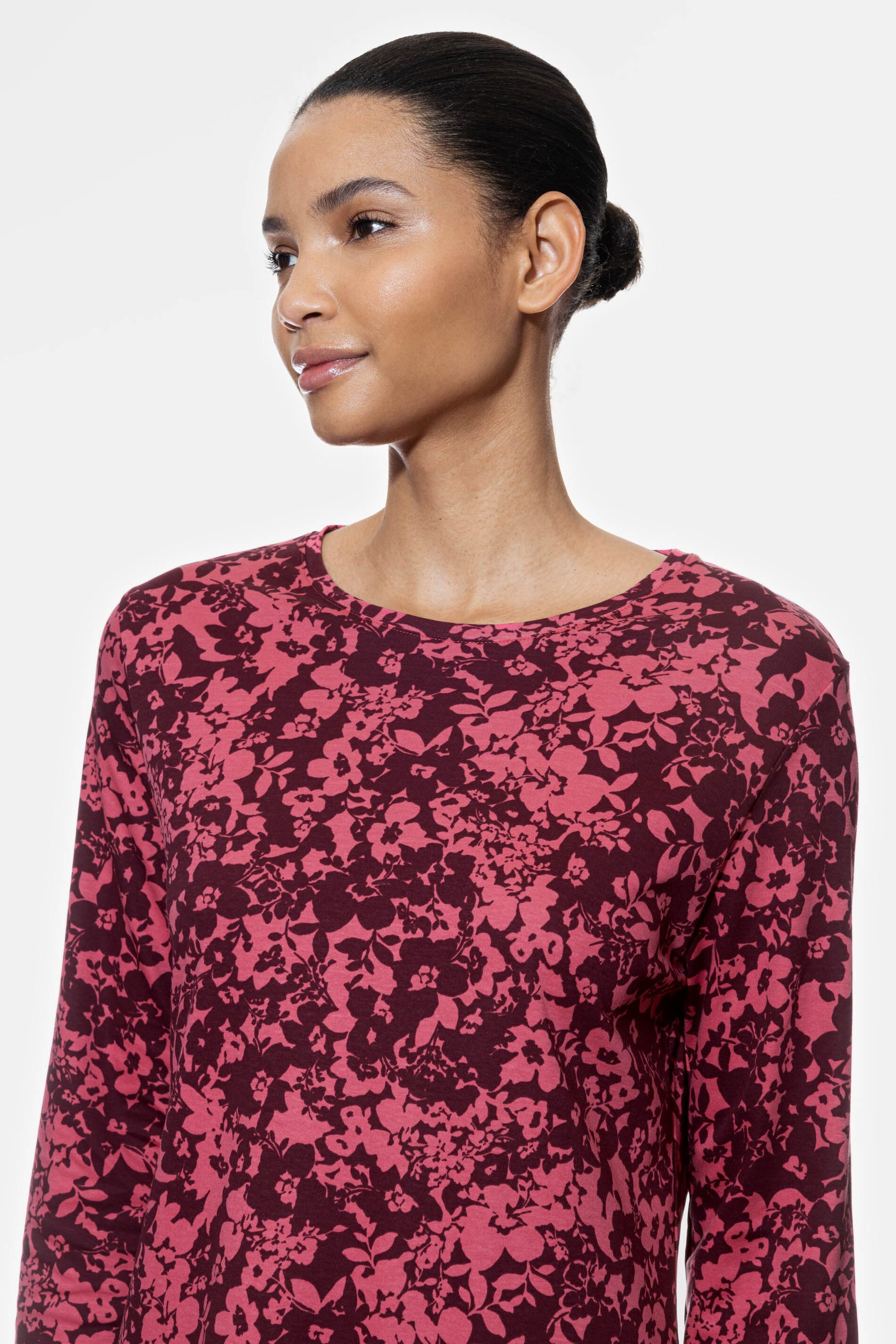 Mey Nachthemd Mey Damen Nachthemd langarm Serie Flower Harmony (1-tlg)