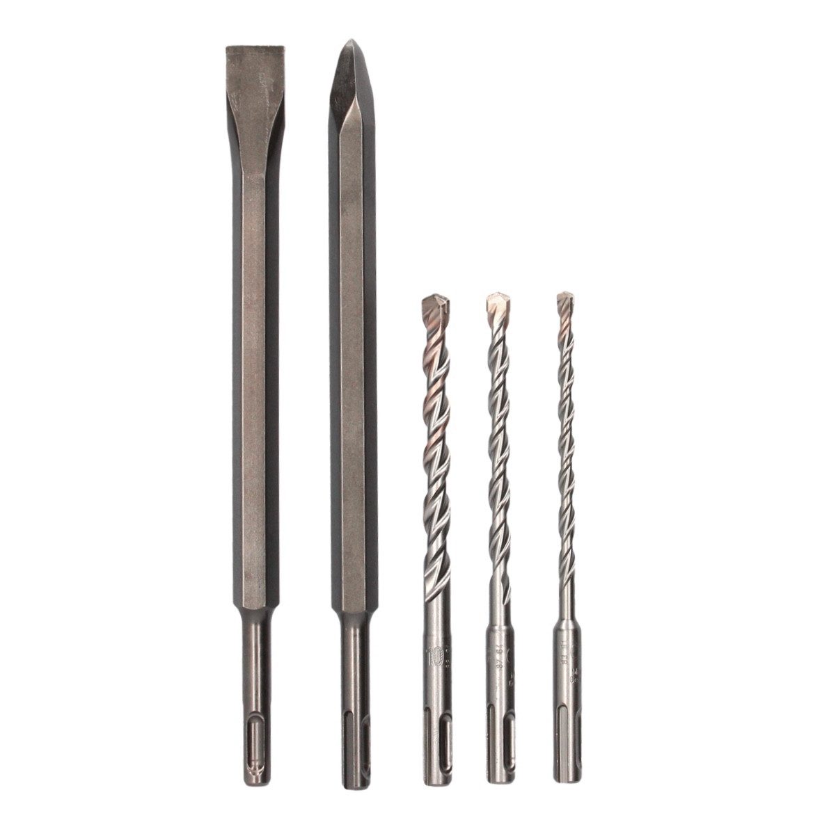 metabo Bohrer- und Meißelsatz Bohrer und Meißel Set SP 5 tlg. SDS plus 6 / 8 / 10 mm (630465000)