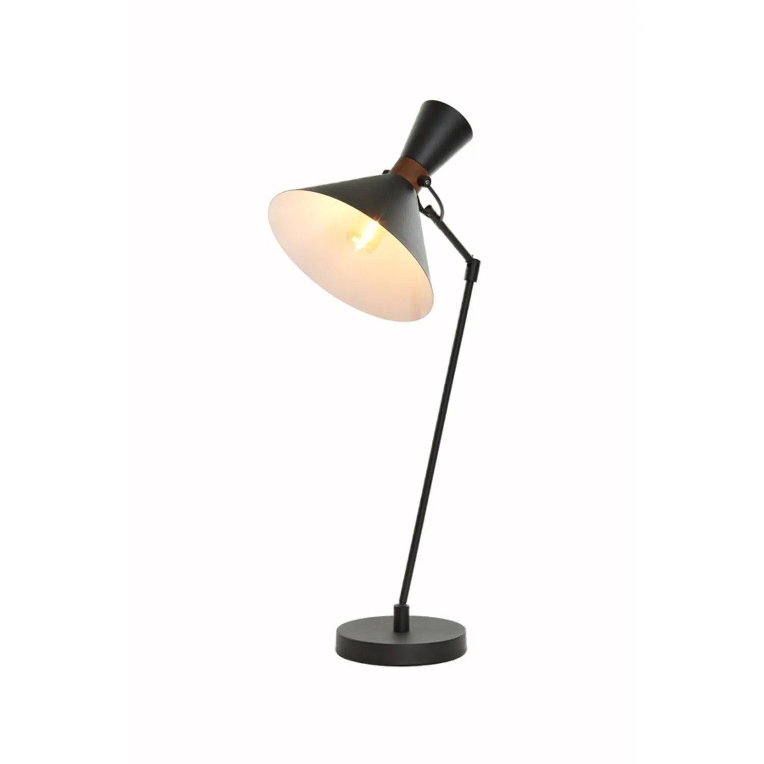 Light & Living Tischleuchte Tischleuchte HOODIES von Light & Living 47x25x93 cm Lampe matt schwarz, ohne Leuchtmittel