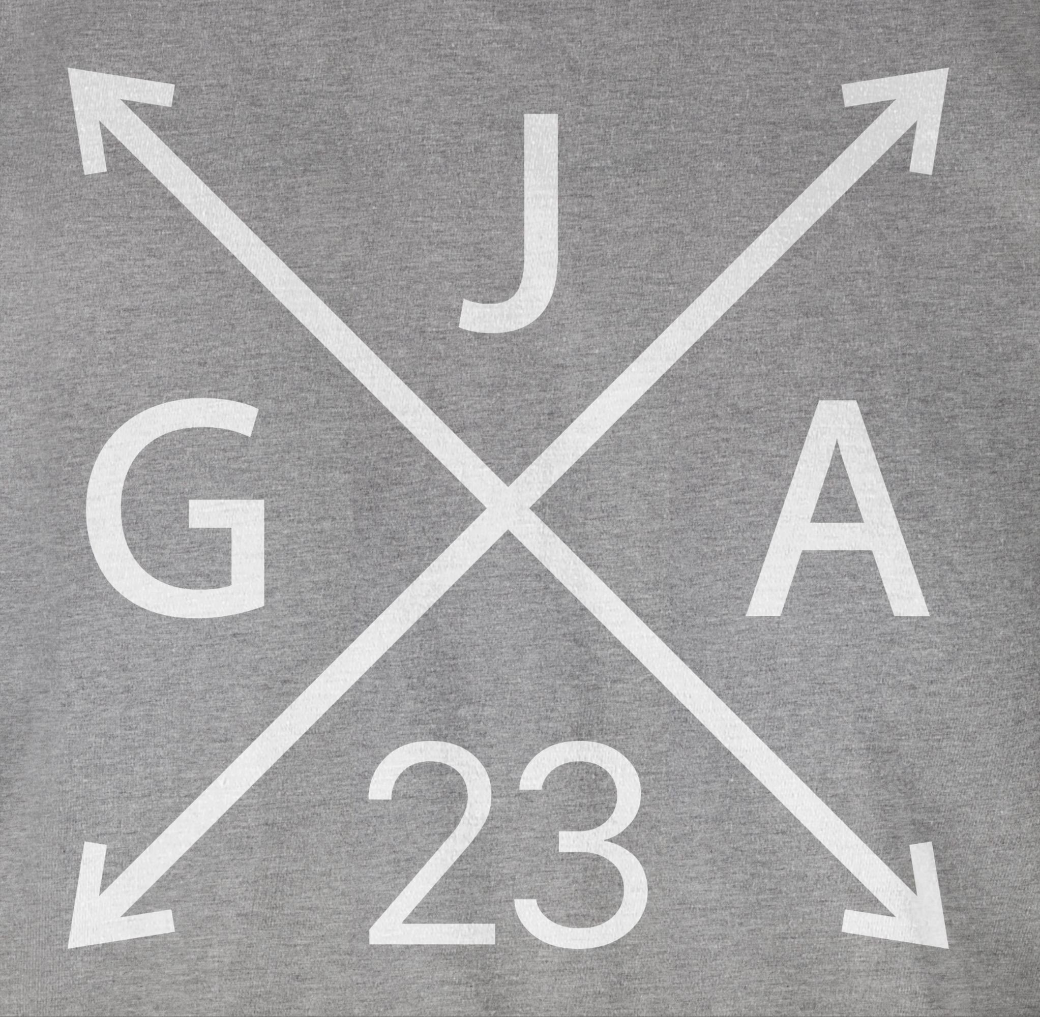 Shirtracer T-Shirt JGA 2023 JGA Männer 03 Grau meliert