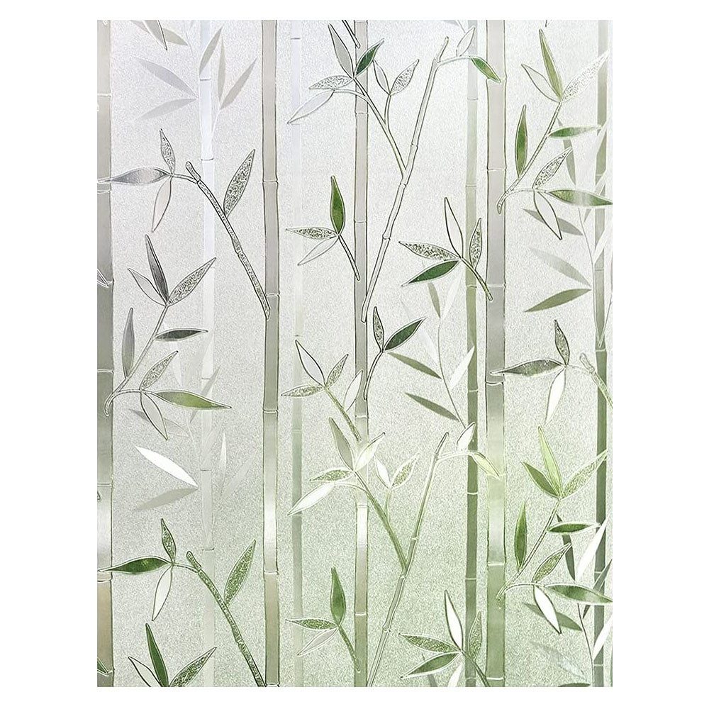 Fensterfolie Milchglasfolie Selbstklebend Blickdicht Statisch Haftende (60×200cm), Juoungle, Selbstadhäsiv