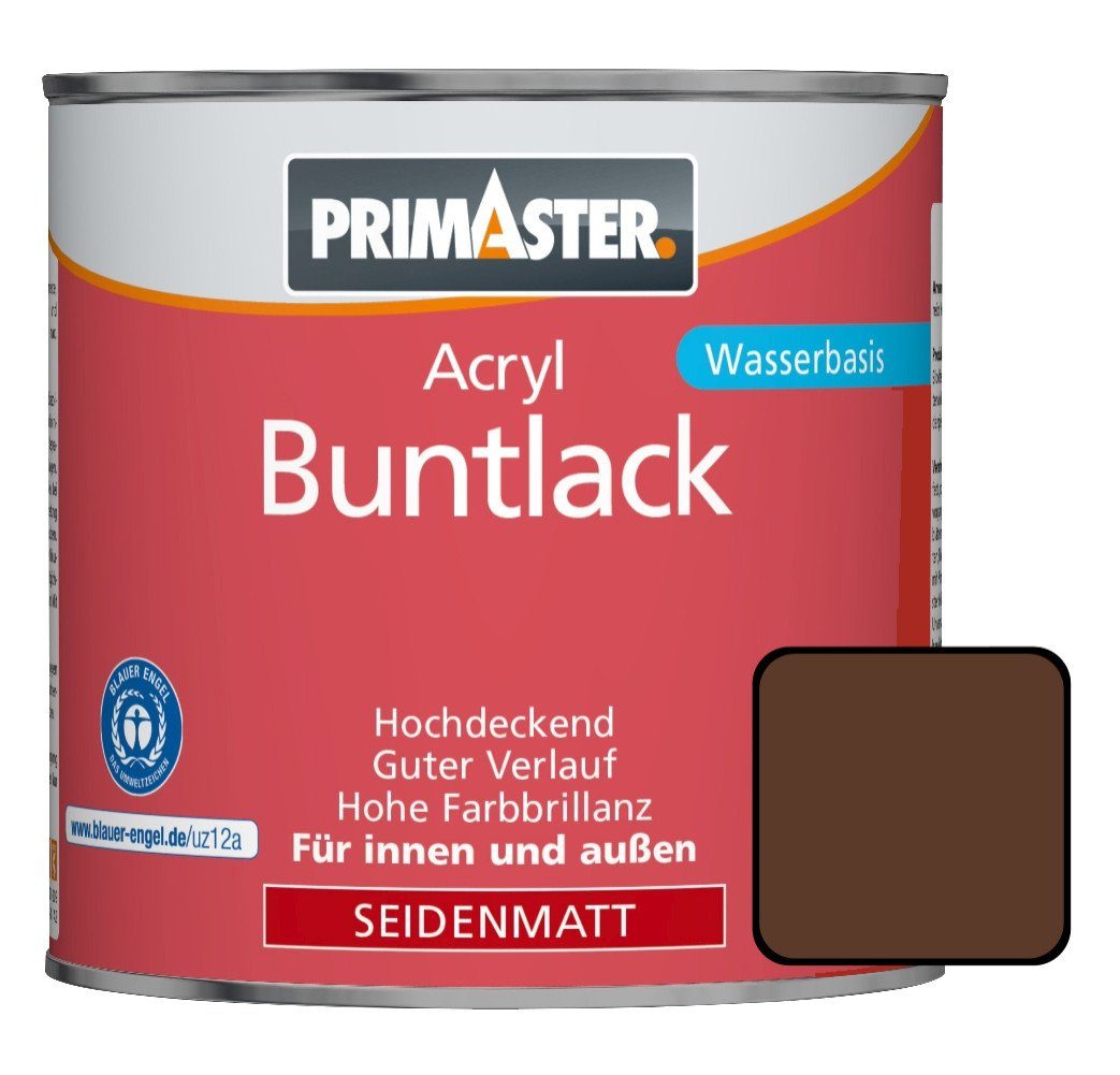 RAL Acryl-Buntlack 750 ml Buntlack Primaster Primaster 8011 nussbraun Acryl