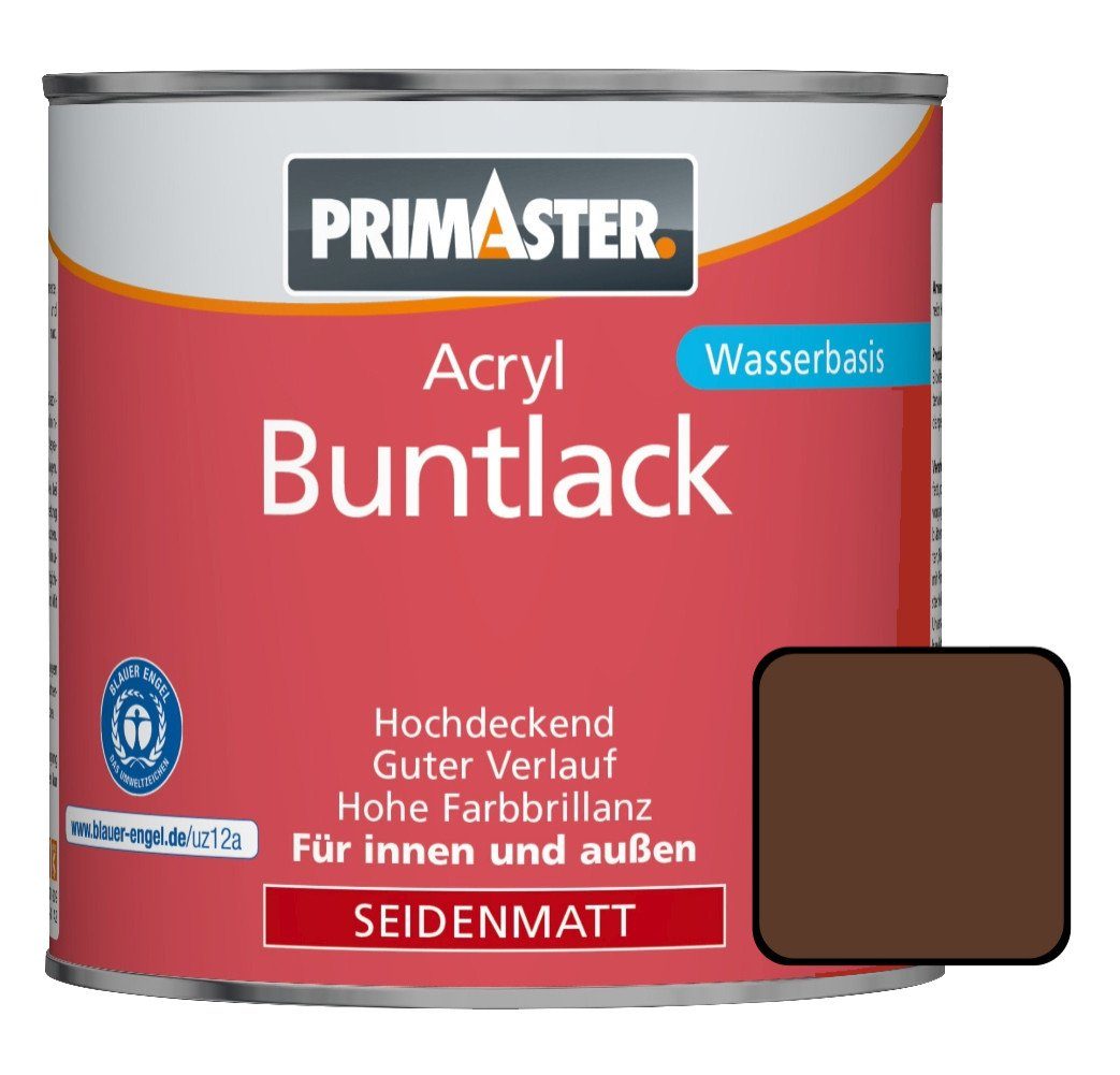 Acryl-Buntlack Primaster Acryl Buntlack RAL 8011 750 ml nussbraun