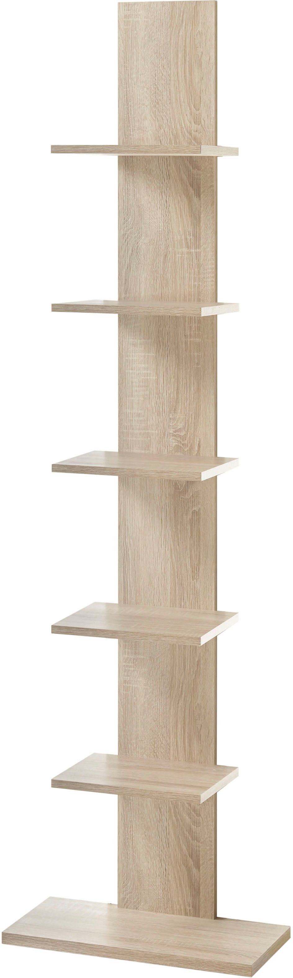 BEGA OFFICE Bücherregal Wall, mit 6 Abstellflächen, 50x180 cm günstig online kaufen