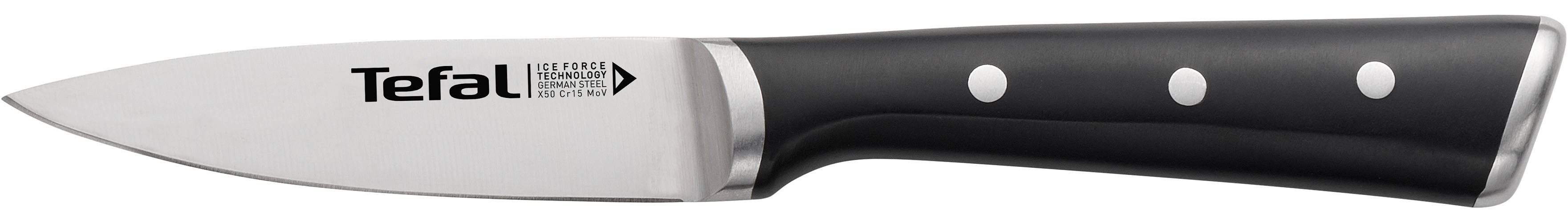 Tefal Schälmesser Ice Force, 9 cm, Eishärtungstechnologie, Klinge aus deutschem Edelstahl