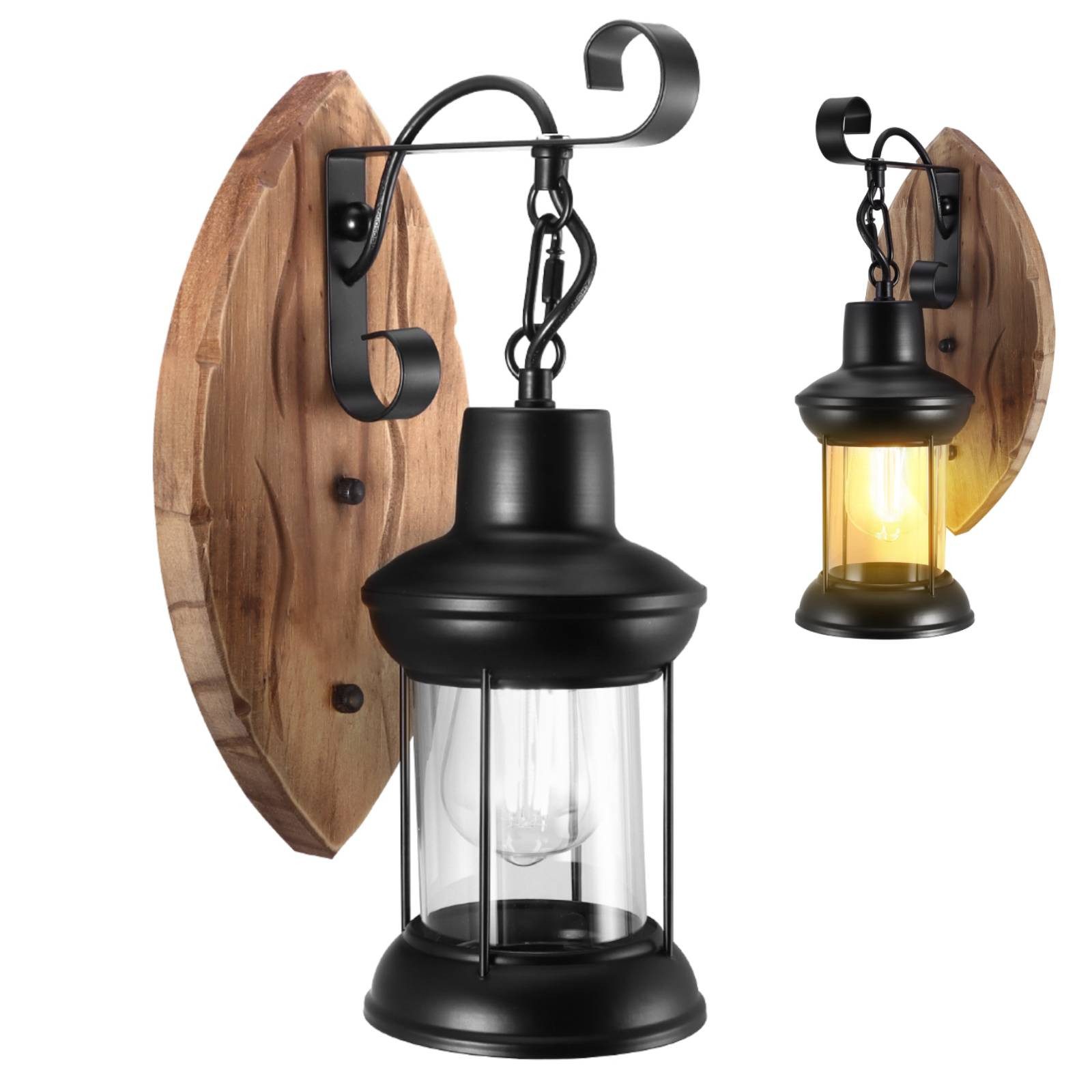 BlingBin Außen-Wandleuchte Vintage E27 Wandlampe, Retro günstig online kaufen