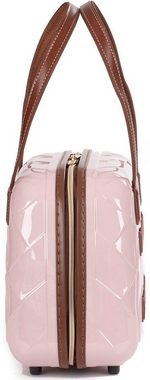 Stratic Beautycase Leather&More rose, Handtasche Damen Tasche Damen Henkeltasche