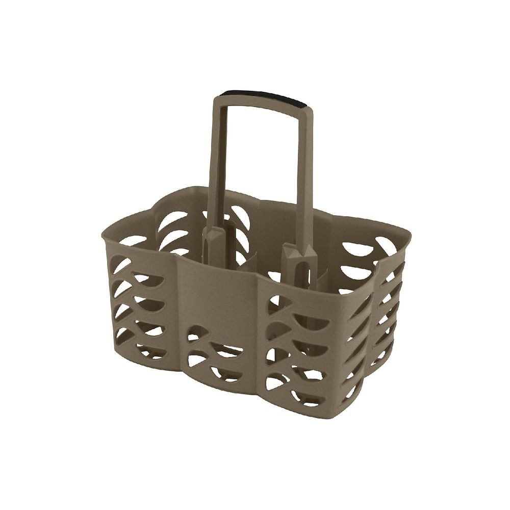 Gies Flaschenträger Flaschenträger für 6 Flaschen 30,5x21x31cm EcoRecycled taupe (1-St)