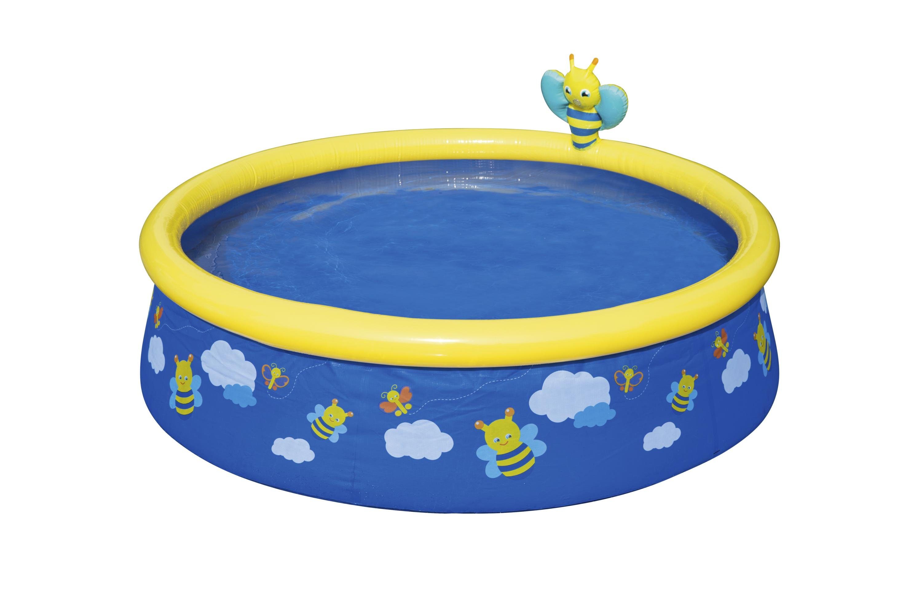 Bestway Quick-Up Pool My First Fast Set (Packung, Inkl. Wassersprinkler), Ø 152 x 38 cm