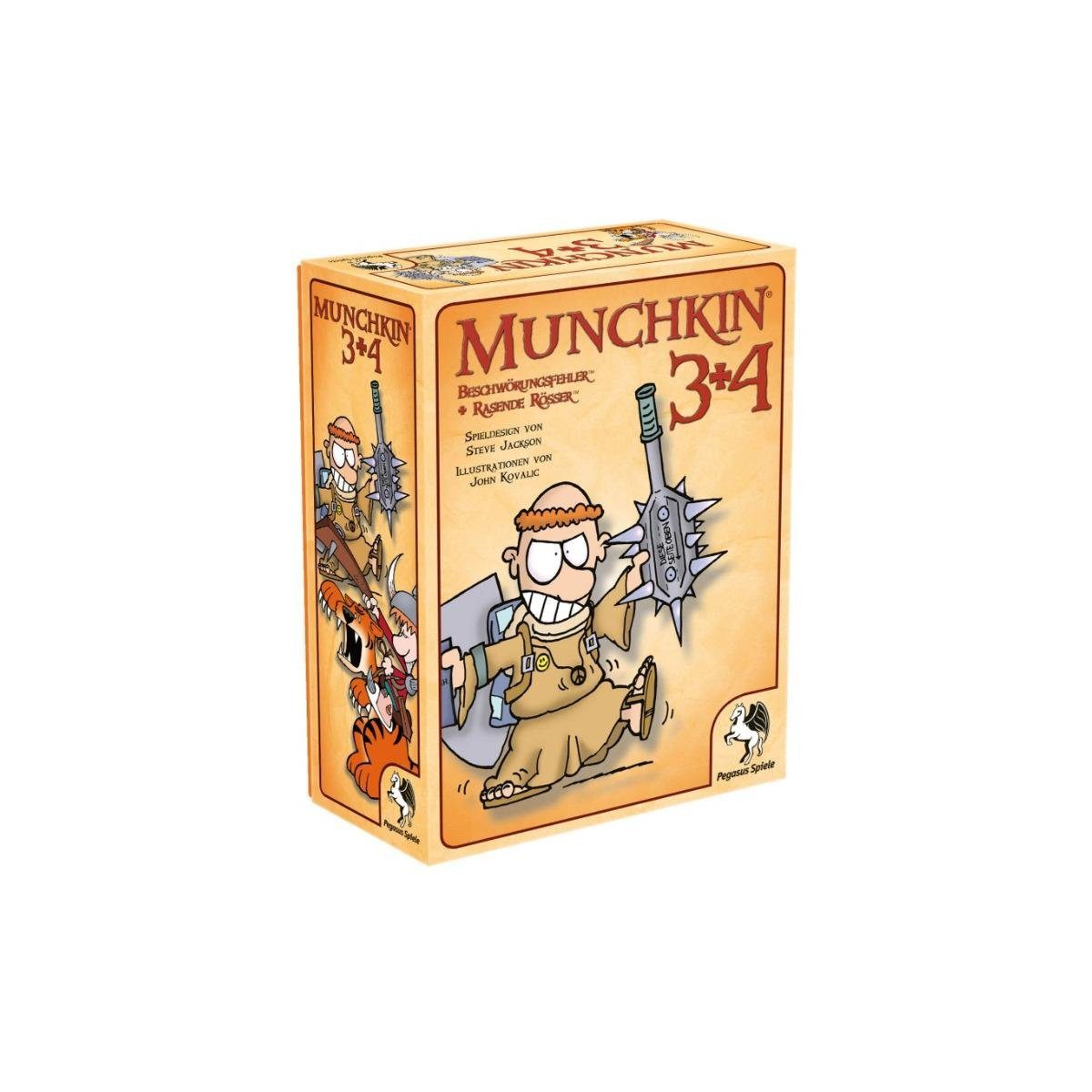Spiel, Pegasus Familienspiel (DE-Ausgabe) Spiele Munchkin 3+4 - 17224G Erweiterungsdoppelpack